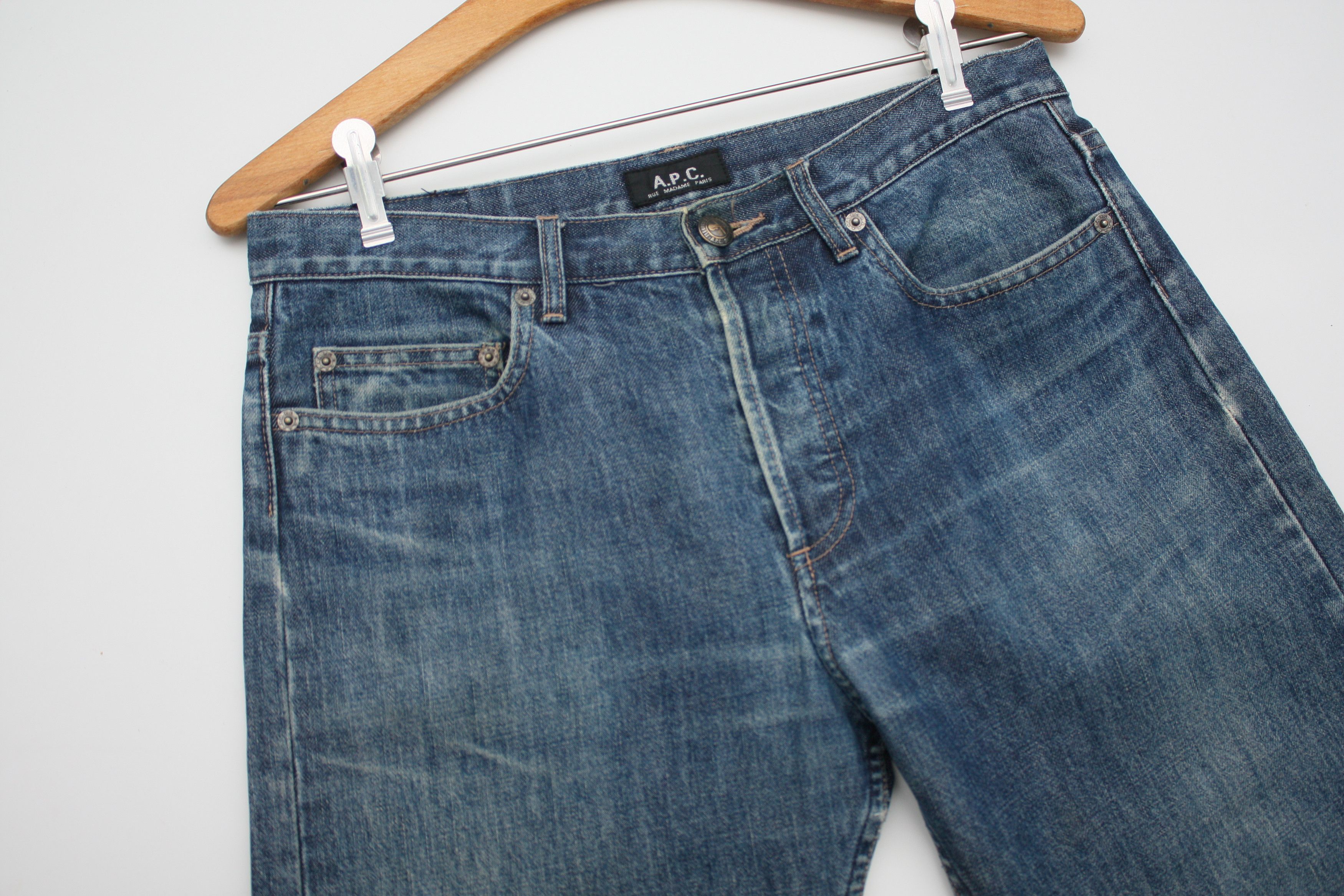 A.P.C. A.P.C. Cropped Denim Jeans Size US 29 - 1 Thumbnail
