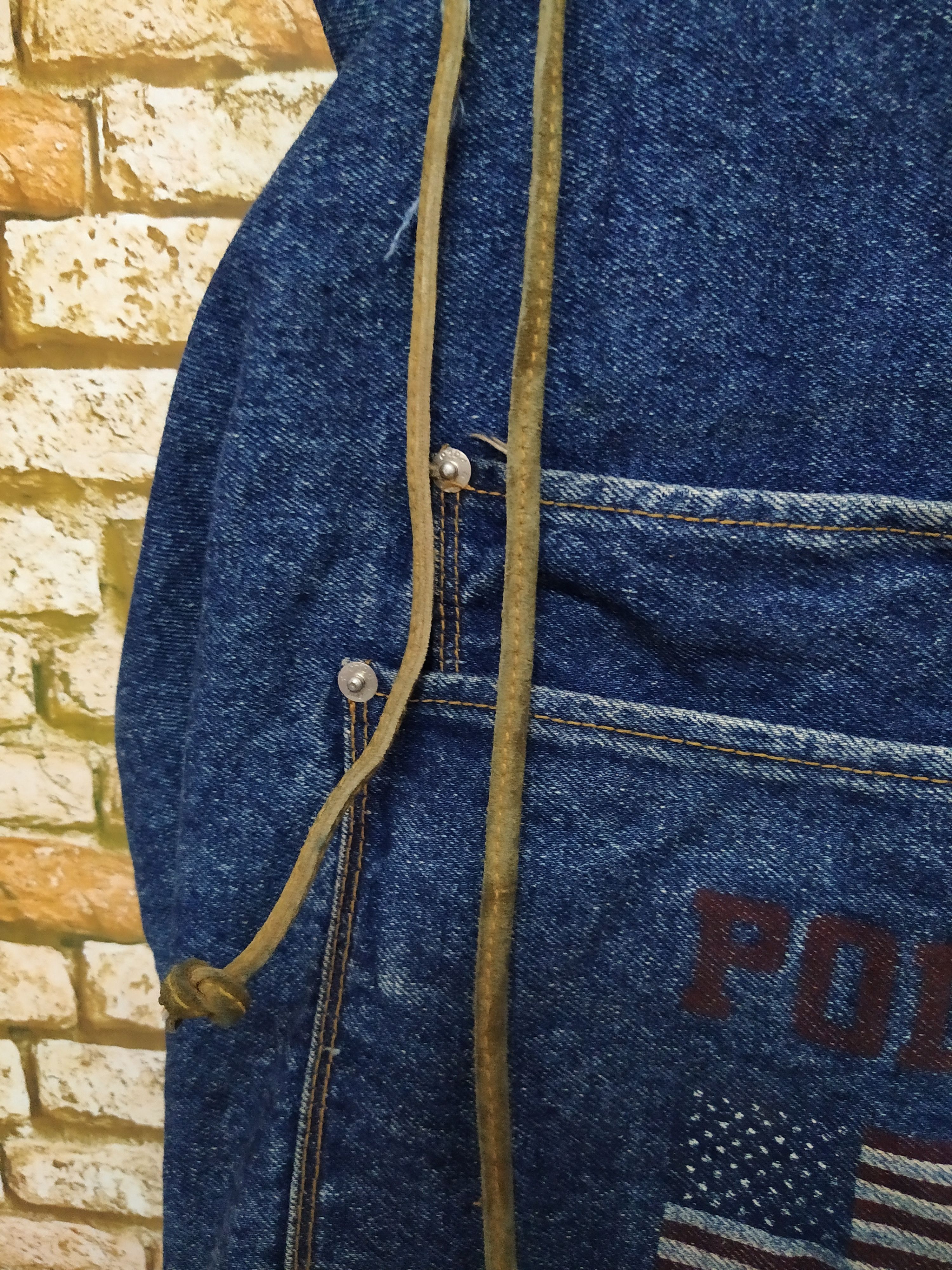 Polo Ralph Lauren POLO RALPH LAUREN FLAG DENIM BAG (C75) Size ONE SIZE - 3 Thumbnail
