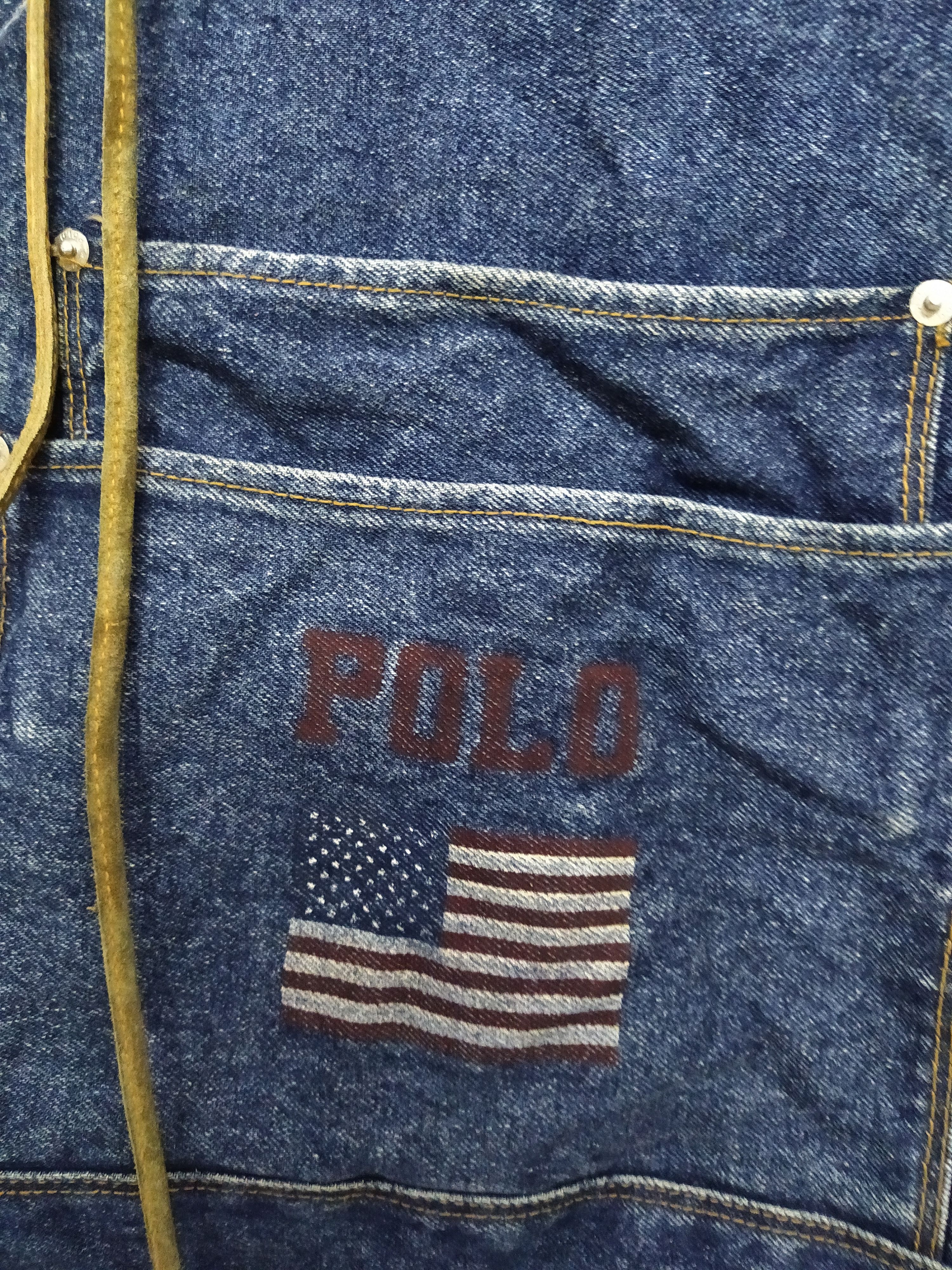 Polo Ralph Lauren POLO RALPH LAUREN FLAG DENIM BAG (C75) Size ONE SIZE - 2 Thumbnail