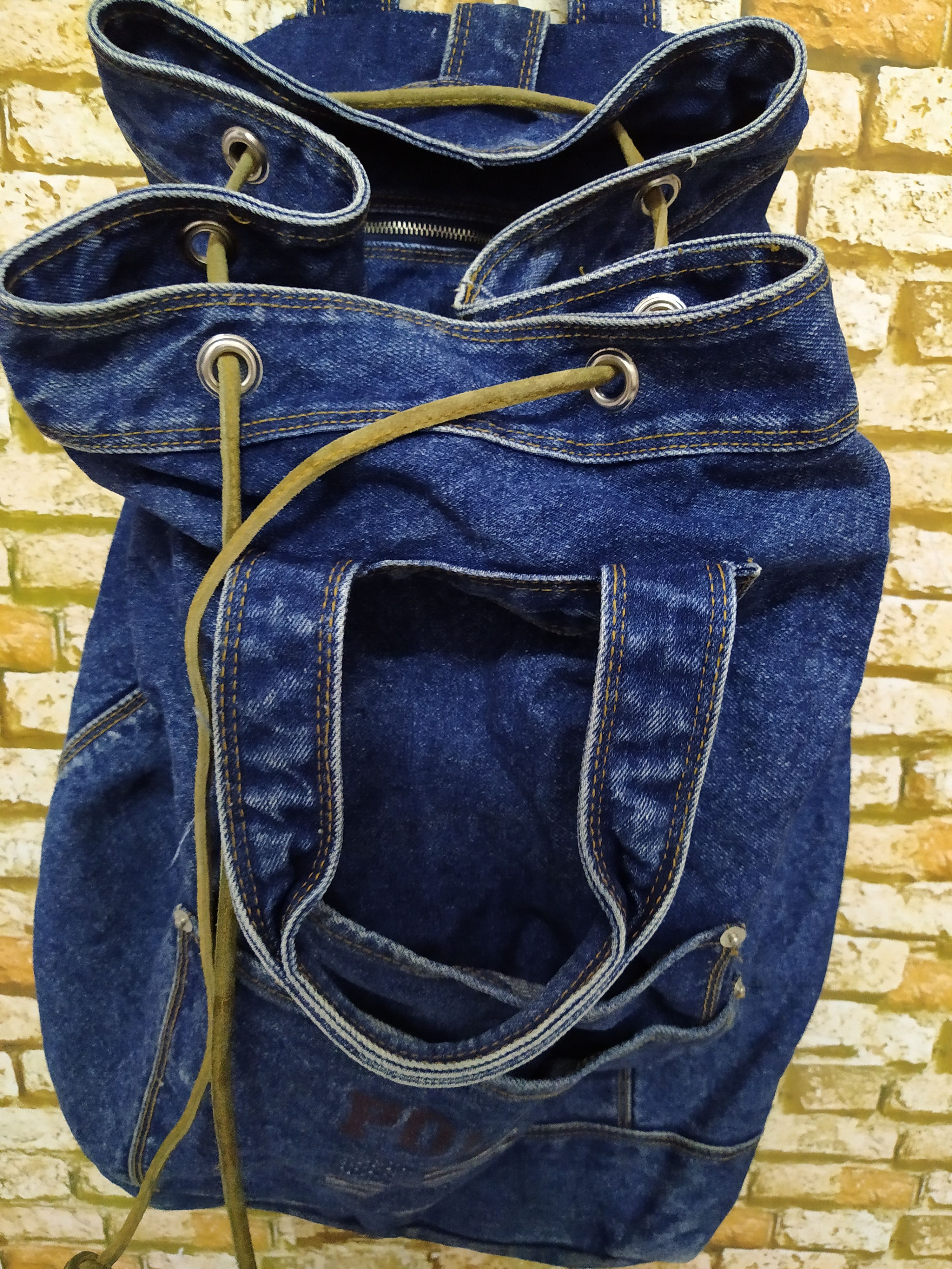 Polo Ralph Lauren POLO RALPH LAUREN FLAG DENIM BAG (C75) Size ONE SIZE - 5 Thumbnail
