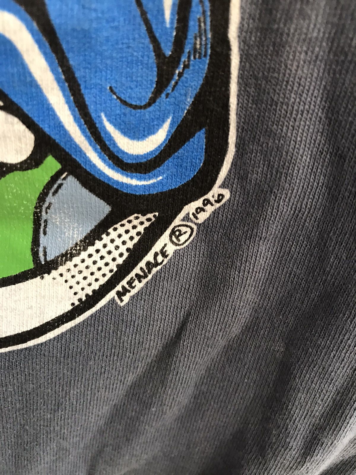 VINTAGE 90’S DEADSTOCK MENACE WANNA SMELL MY FINGER TEE