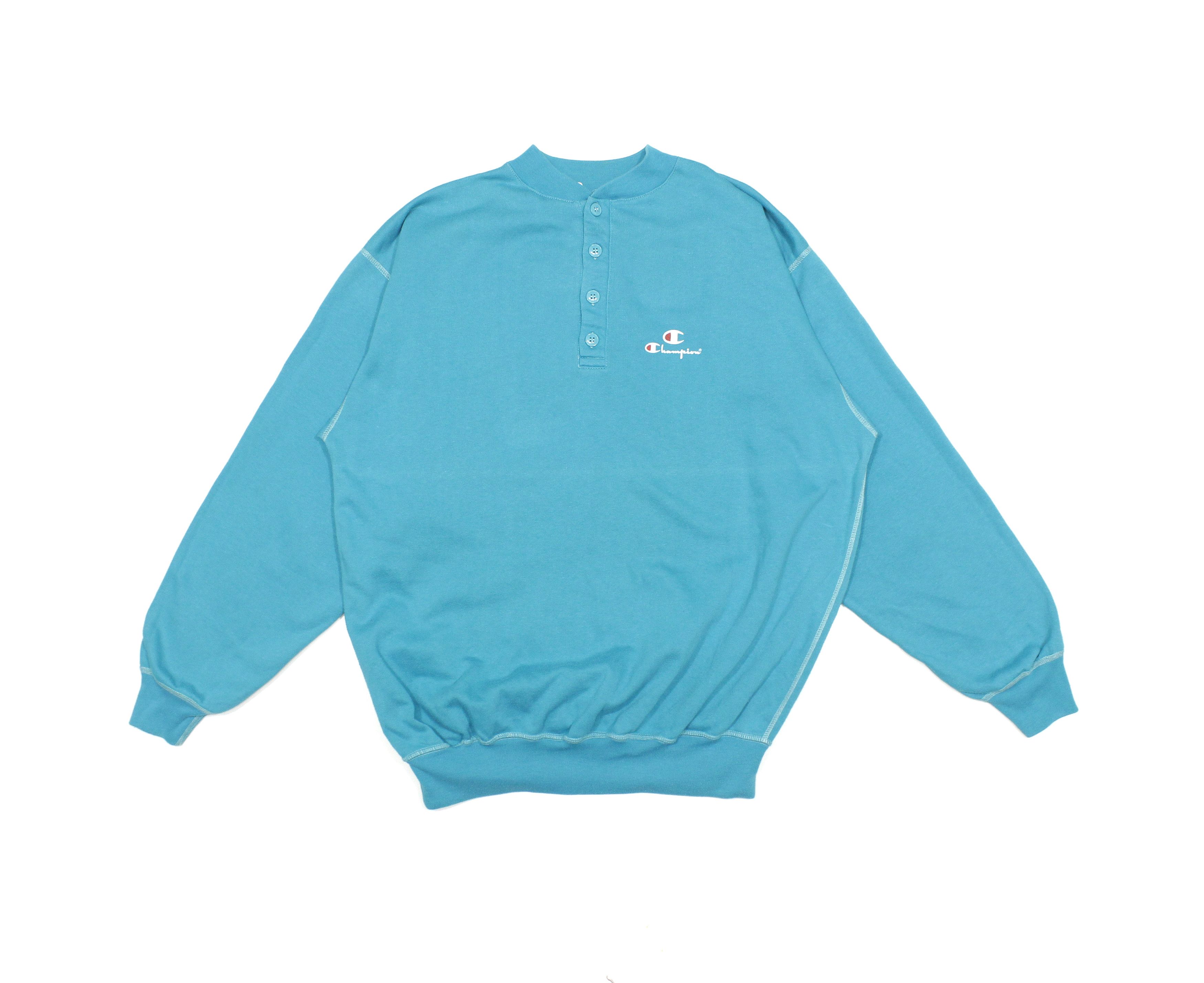 Champion 90S Logo Baggy Sweatshirt Vintage Size US XL / EU 56 / 4 - 1 Thumbnail