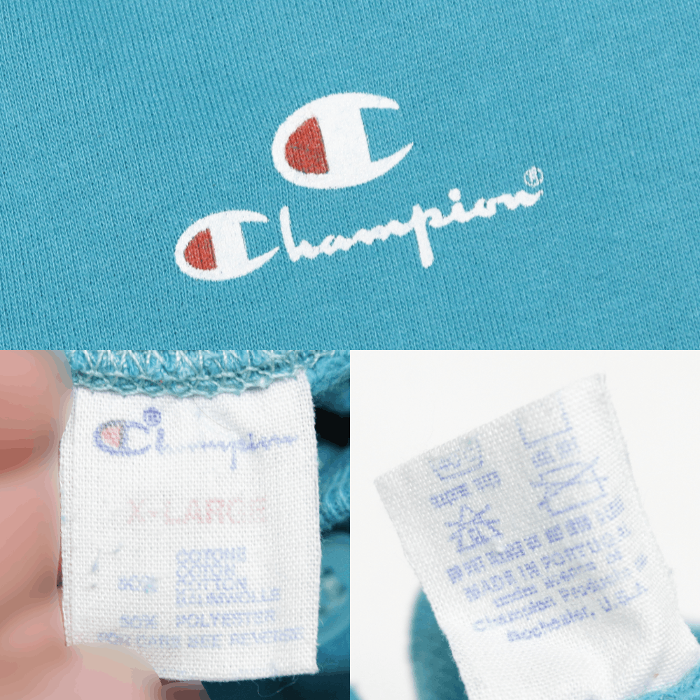 Champion 90S Logo Baggy Sweatshirt Vintage Size US XL / EU 56 / 4 - 9 Thumbnail