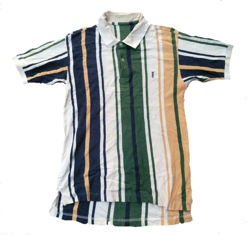 Yves Saint Laurent 🔥 Polo Yves Saint Lauren YSL Size US L / EU 52-54 / 3 - 1 Thumbnail