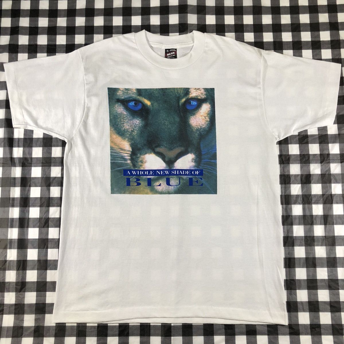 Vintage IBM Panther A Whole New Shade Of Blue Cougar Vintage Tee | Grailed