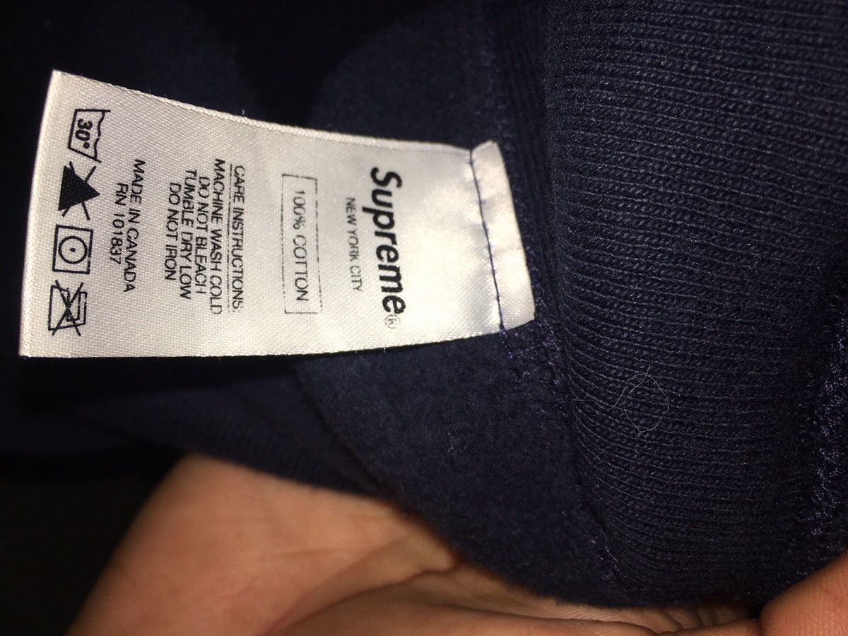 Supreme Navy Tonal Box Logo | Grailed