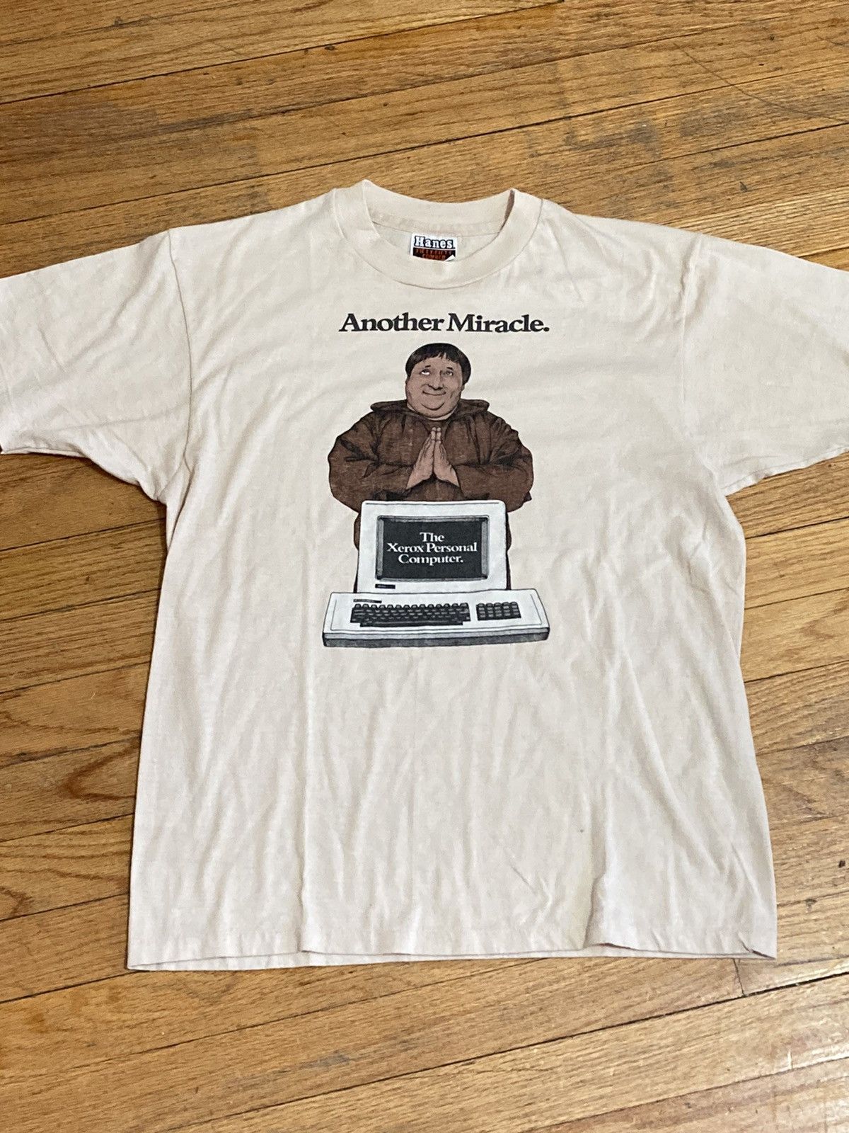 Apple × Vintage Vintage 70s 80s Xerox Monk Computer Another Miracle Tee ...
