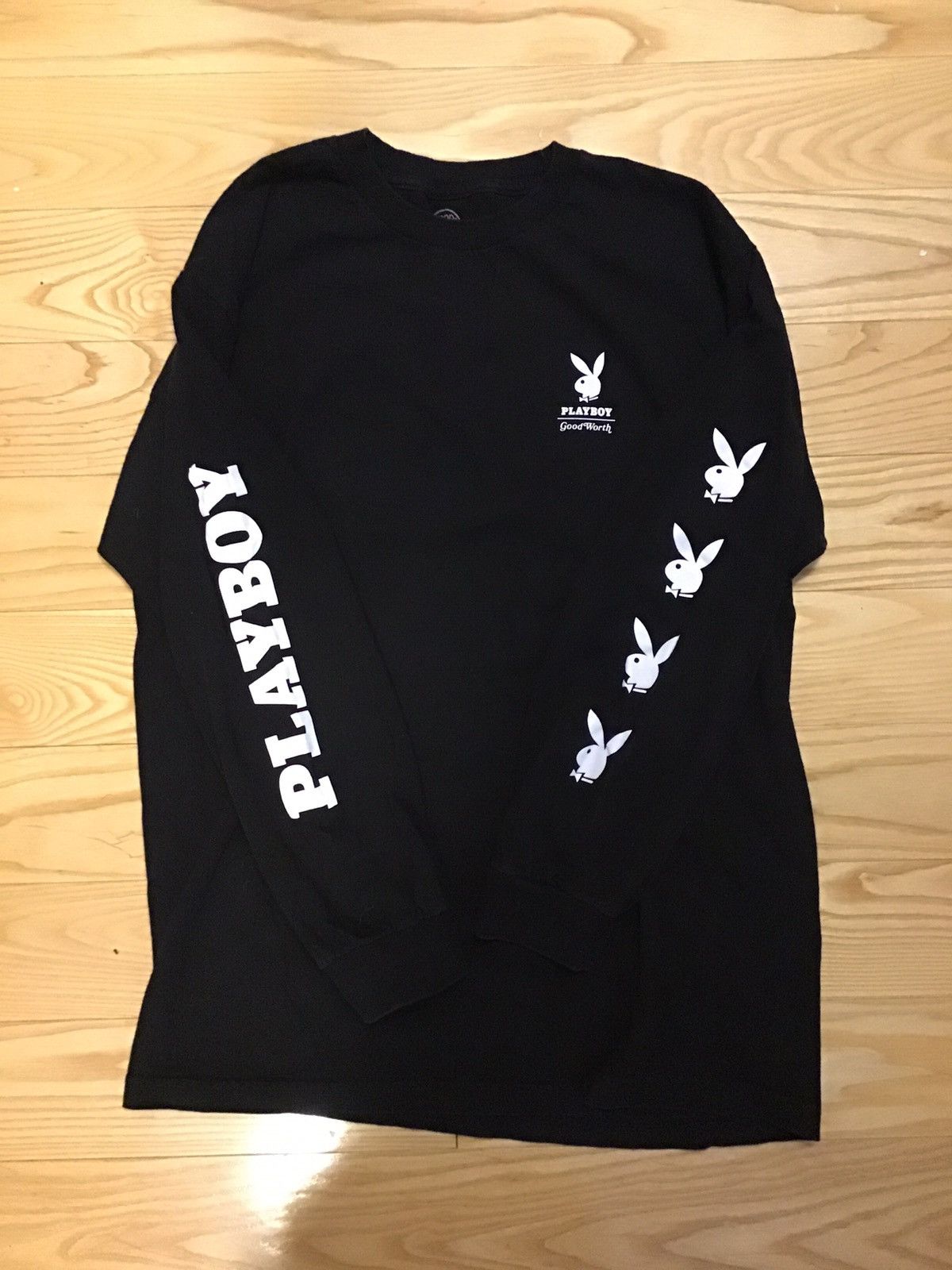 Good Worth & Co. Playboy long sleeve Tee Vintage Size US L / EU 52-54 / 3 - 1 Thumbnail