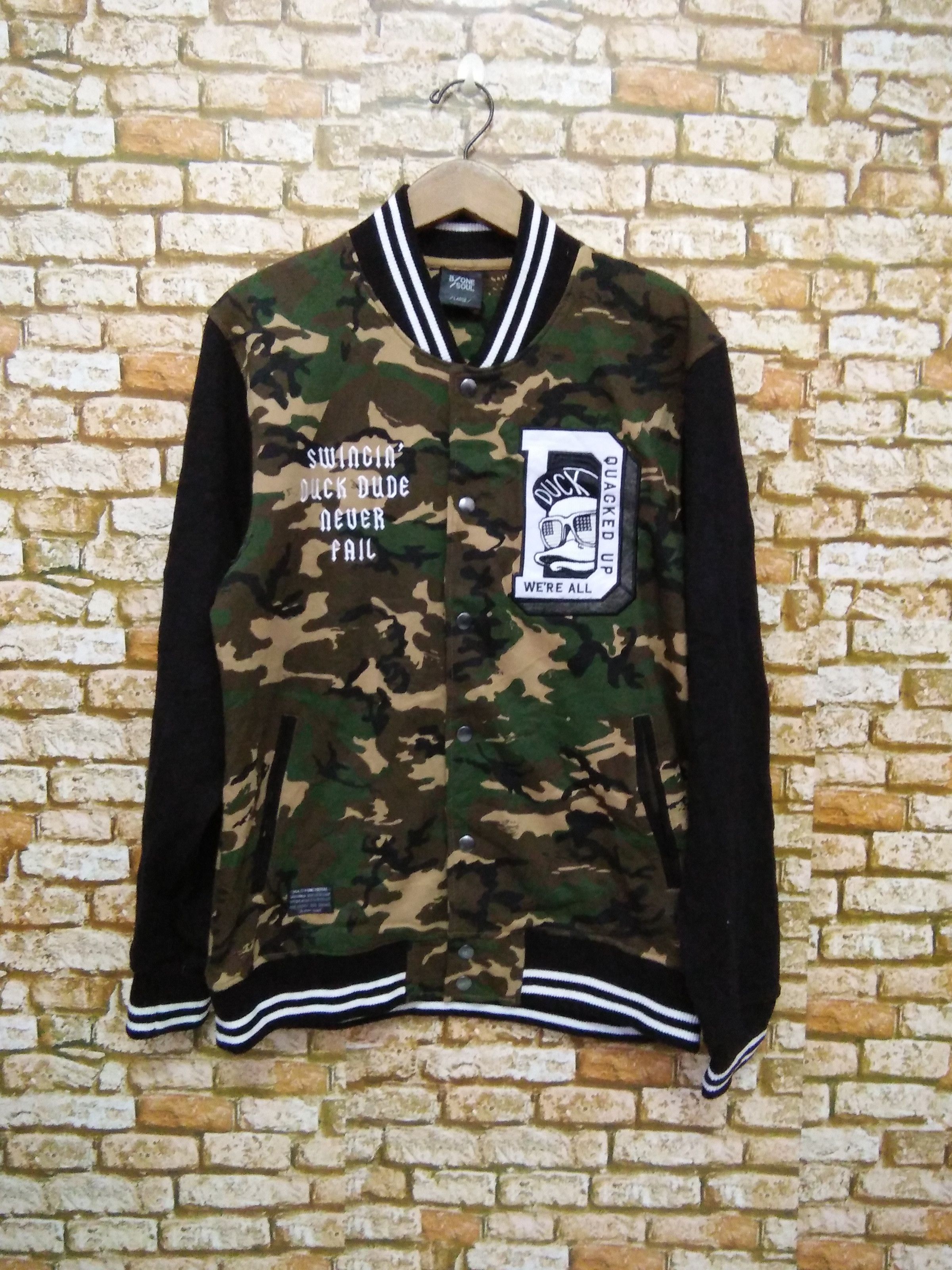 Japanese Brand B. ONE SOUL QUACK DUCK DUDE JACKET CAMOUFLAGE (A296) Size US L / EU 52-54 / 3 - 1 Thumbnail