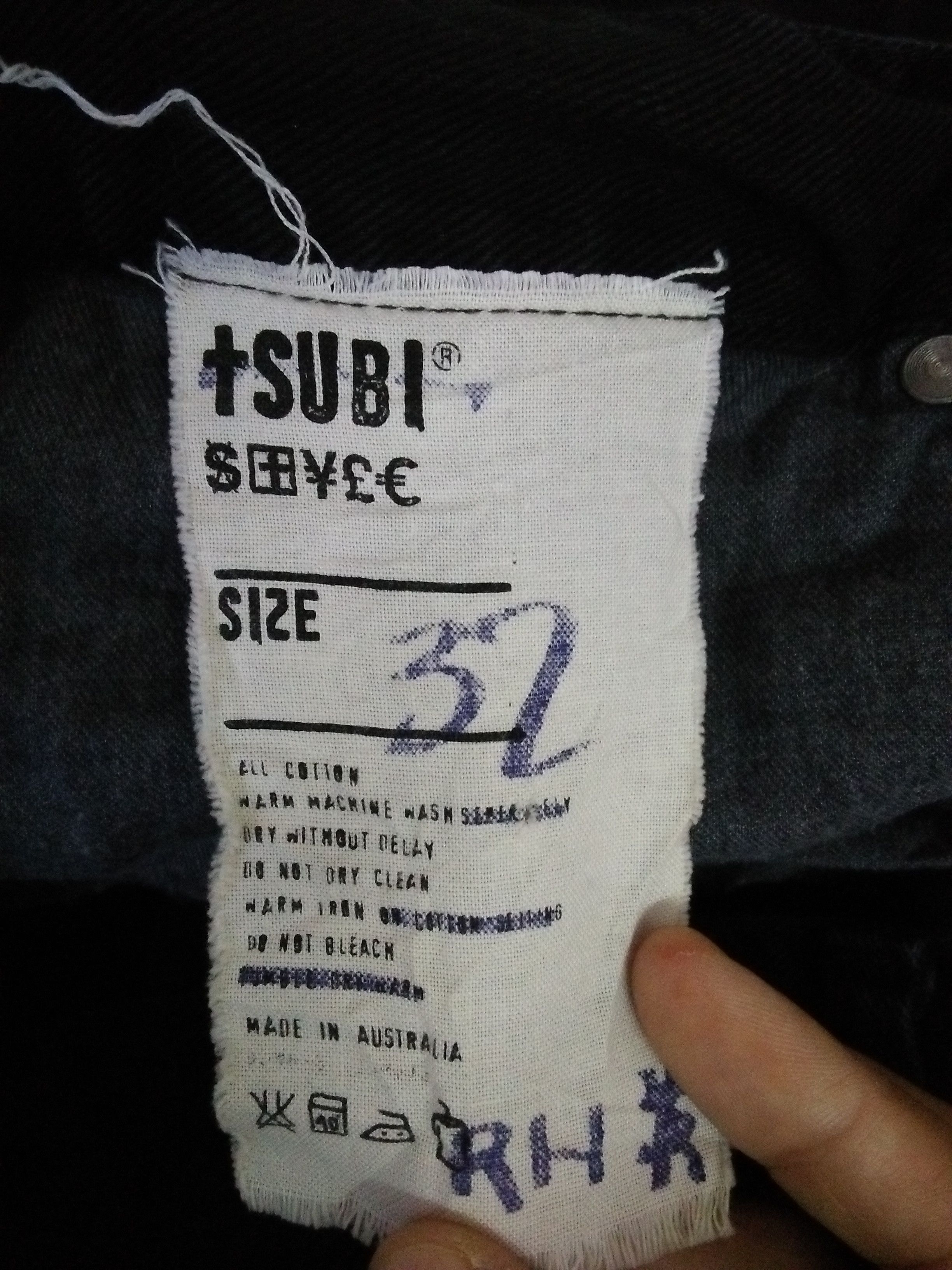 Ksubi TSUBI KSUBI DENIM BALACK MADE IN AUSTRALIA (A986) Size US 32 / EU 48 - 8 Thumbnail