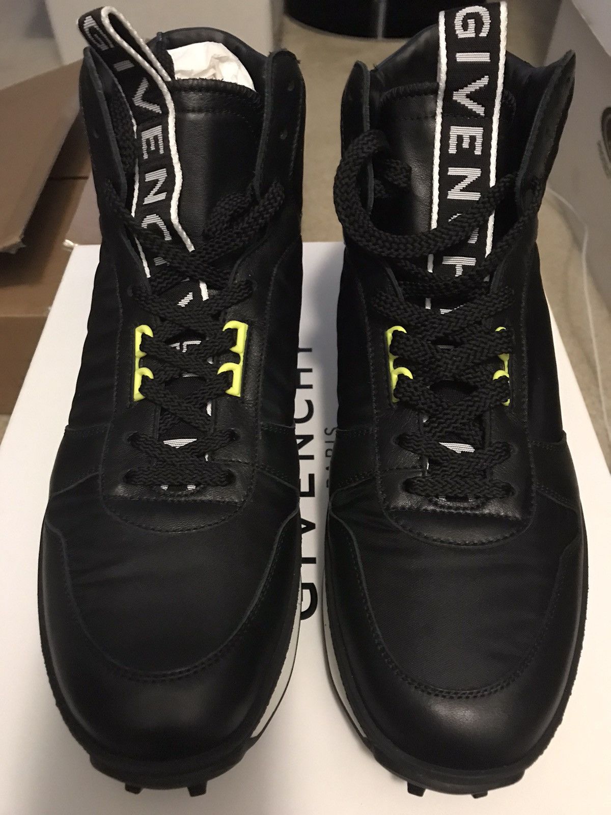 Givenchy GIVENCHY High Top Sneakers Black Size 10/43 NEW Size US 10 / EU 43 - 2 Thumbnail