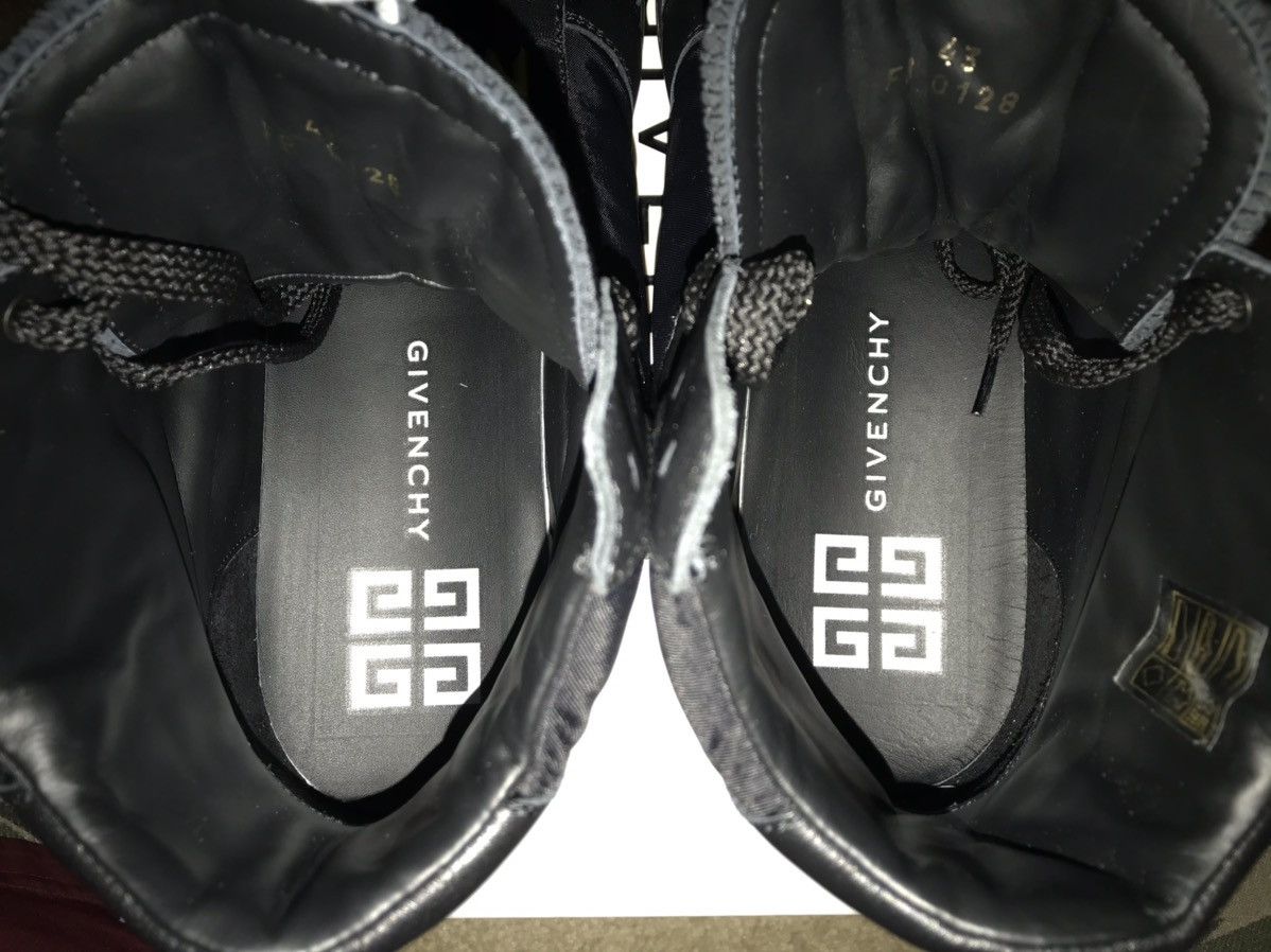 Givenchy GIVENCHY High Top Sneakers Black Size 10/43 NEW Size US 10 / EU 43 - 7 Thumbnail