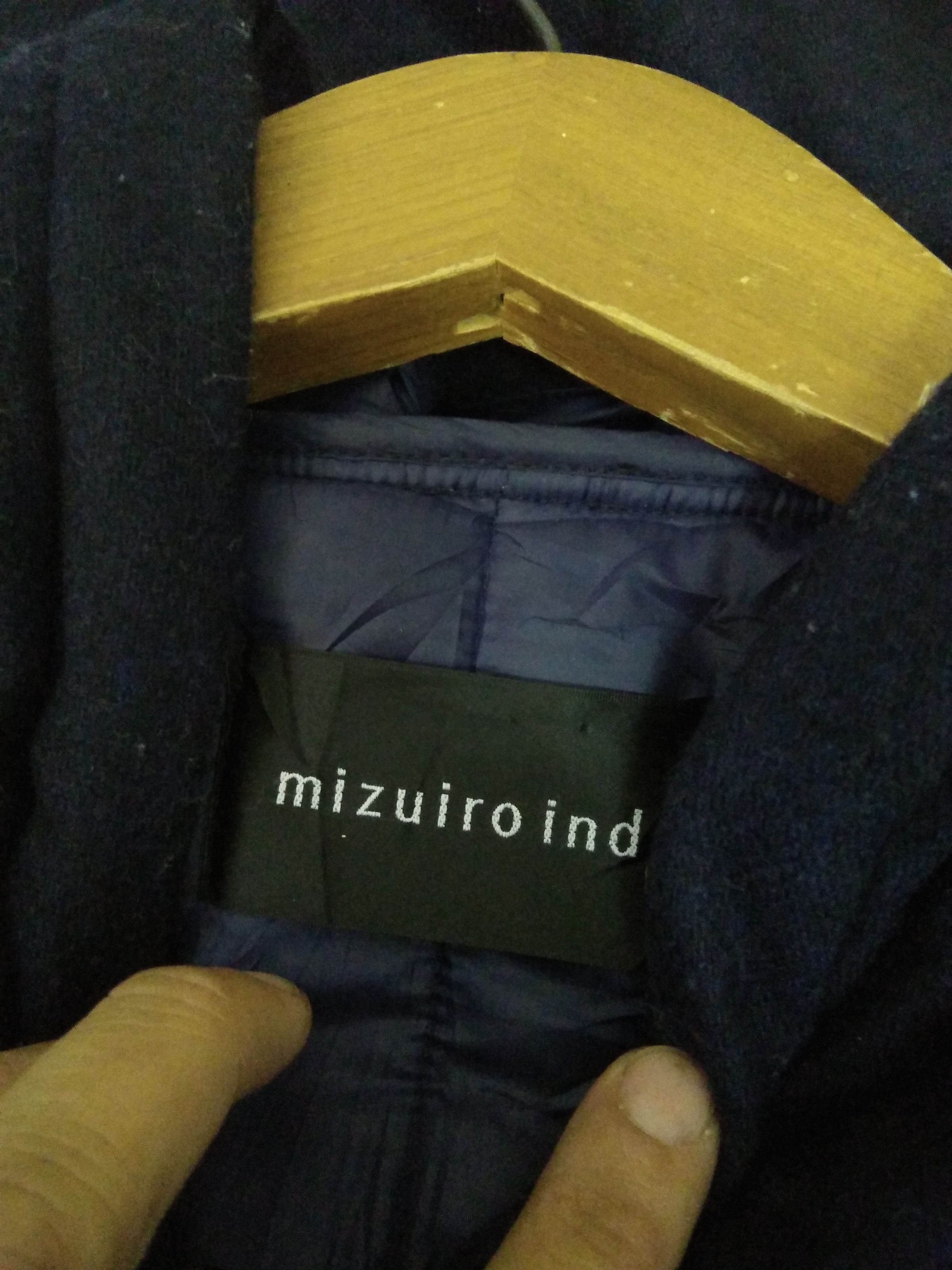 Japanese Brand MIZUIRO IND japan designer OVERSIZED long jacket (A126) Size US S / EU 44-46 / 1 - 2 Thumbnail