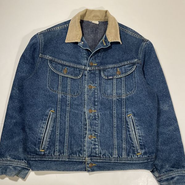 Vintage 90’s Lee Denim Trucker Jacket Lined Troy Blanket | Grailed