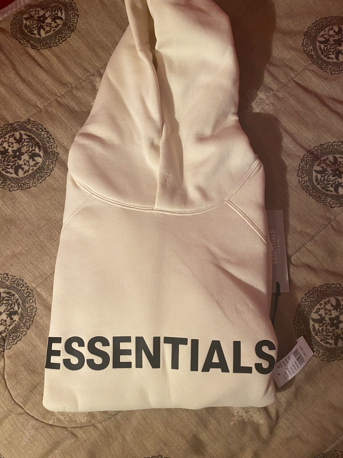 Fear of God Fear of God Essentials Cream Hoodie Size US S / EU 44-46 / 1 - 1 Thumbnail