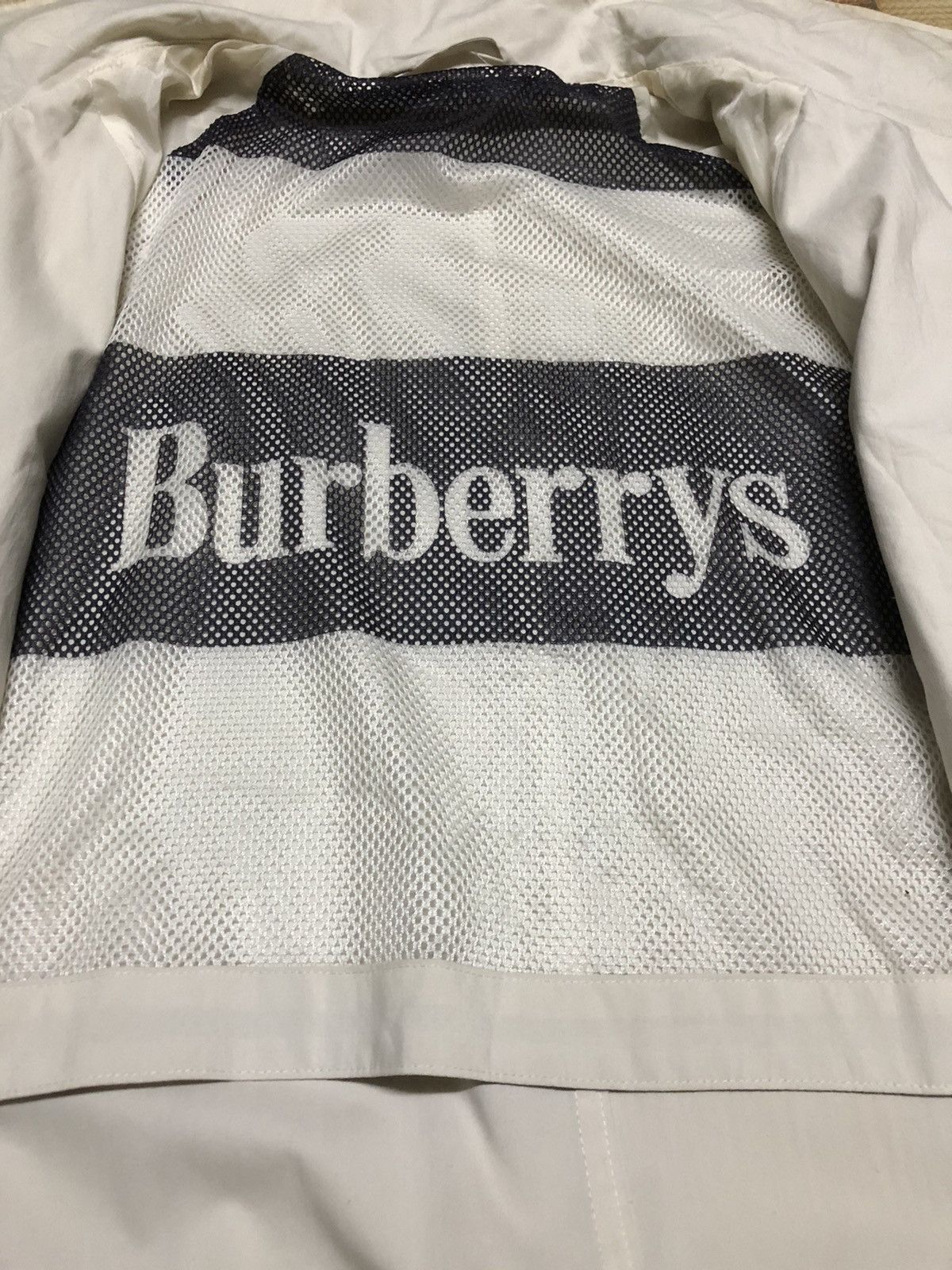 Burberry Prorsum 🔥Vintage 90’s Burberry Zipper Trench Coat All White Size US M / EU 48-50 / 2 - 7 Thumbnail