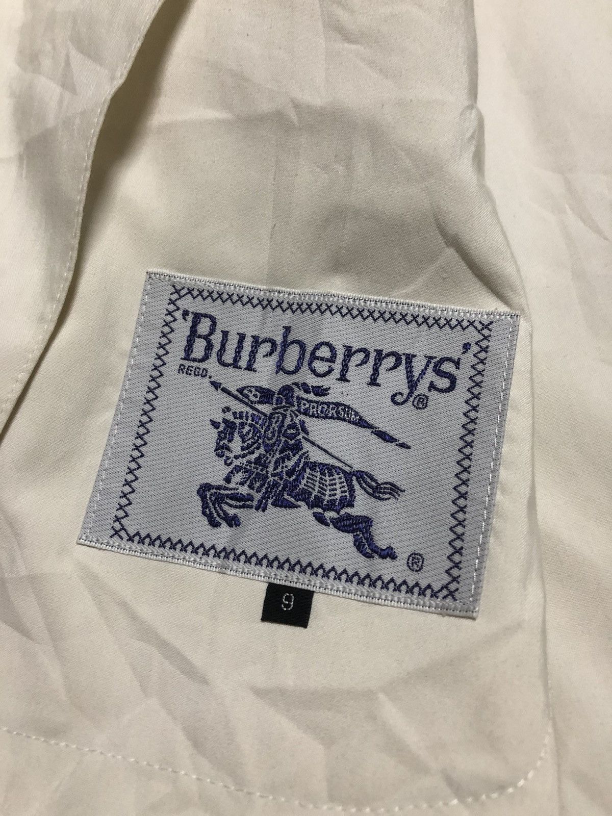 Burberry Prorsum 🔥Vintage 90’s Burberry Zipper Trench Coat All White Size US M / EU 48-50 / 2 - 6 Thumbnail