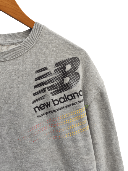 New Balance Vintage 90s New Balance Sweatshirt big logo Size US L / EU 52-54 / 3 - 2 Thumbnail