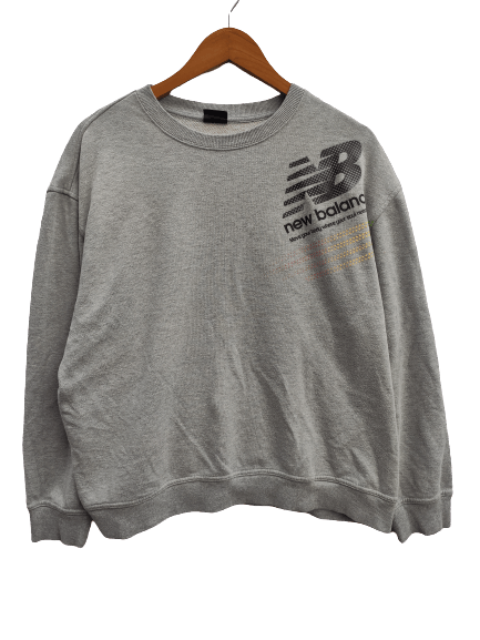 New Balance Vintage 90s New Balance Sweatshirt big logo Size US L / EU 52-54 / 3 - 1 Thumbnail