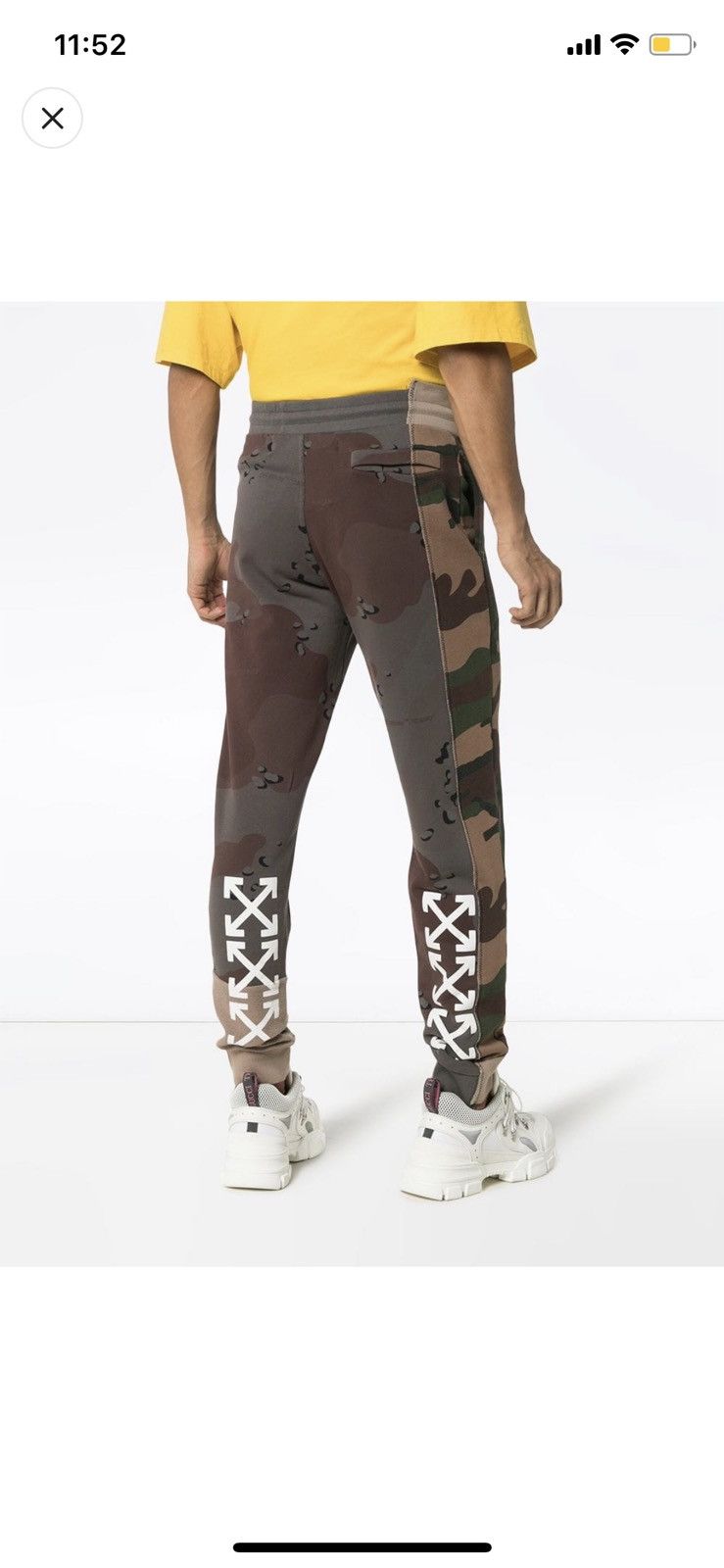Off White Camo Pants | Grailed