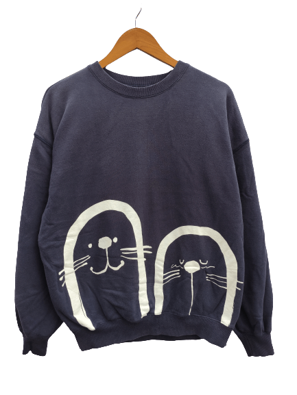 Cartoon Network Vintage USPP Sweatshirt Full Print Animals Size US M / EU 48-50 / 2 - 1 Thumbnail