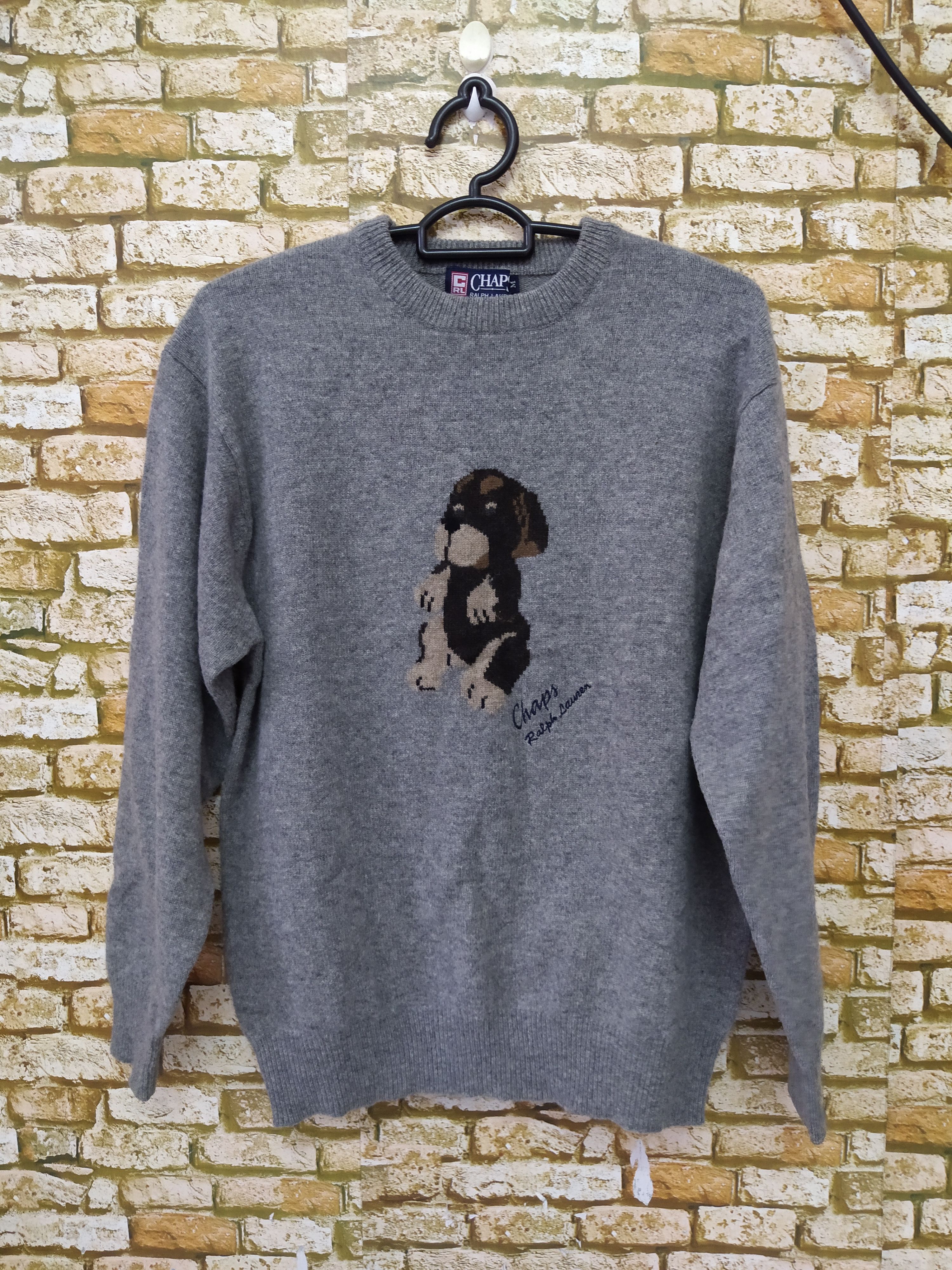 POLO RLAPH LAUREN DOG SWEATER KNITWEAR (B728)