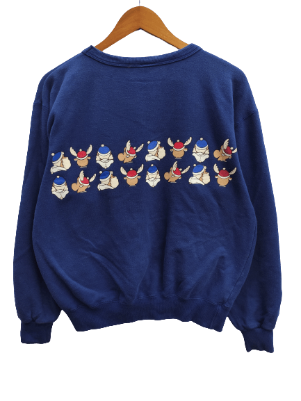 Captain Santors 🔥 Vintage 90s Vintage Captain Santa sweatshirt mirror print Size US M / EU 48-50 / 2 - 3 Thumbnail