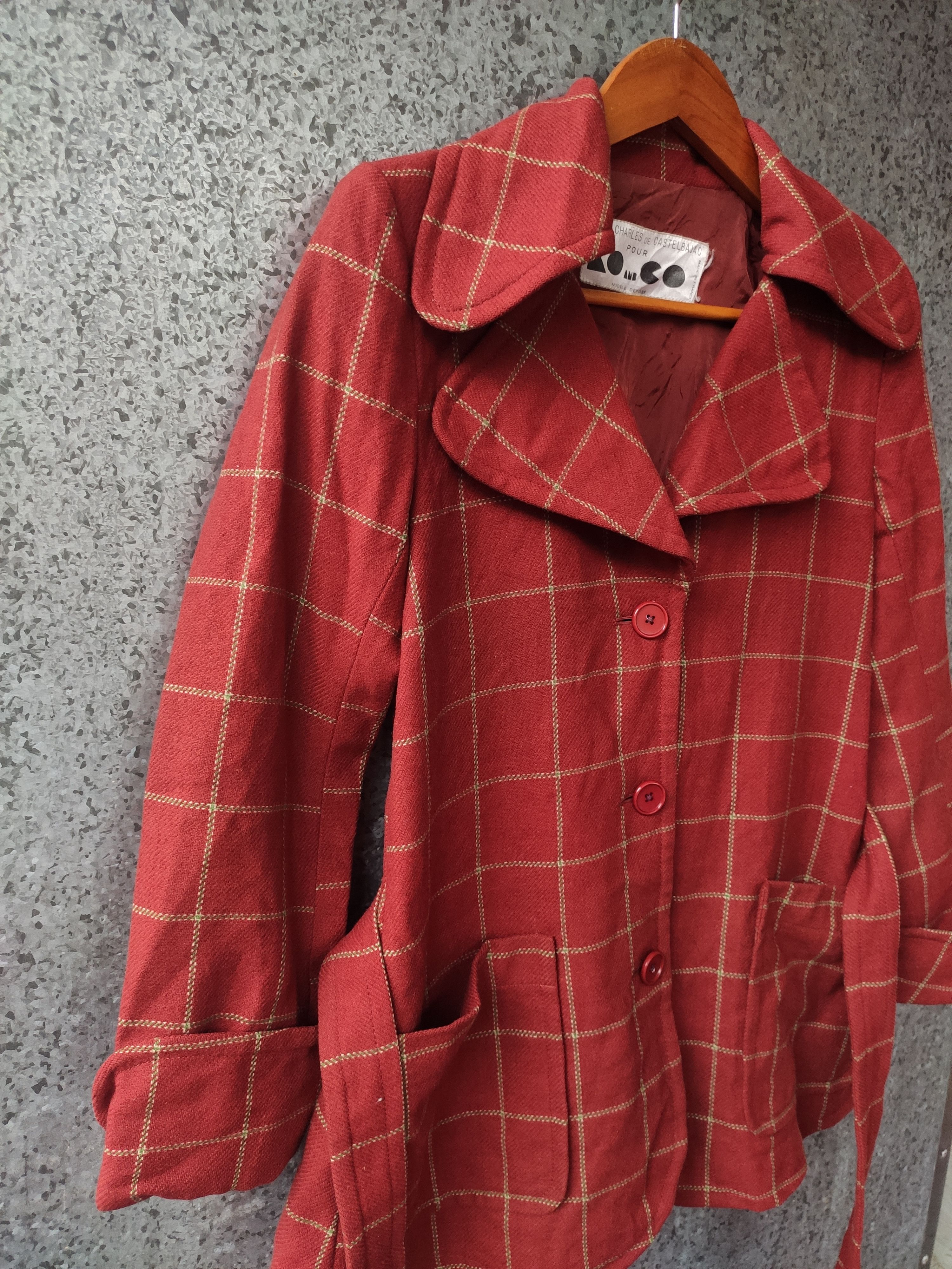 Jean Charles De Castelbajac 🔥 Jean Charles De Castelbajac jacket wool design woman Size S / US 4 / IT 40 - 3 Thumbnail