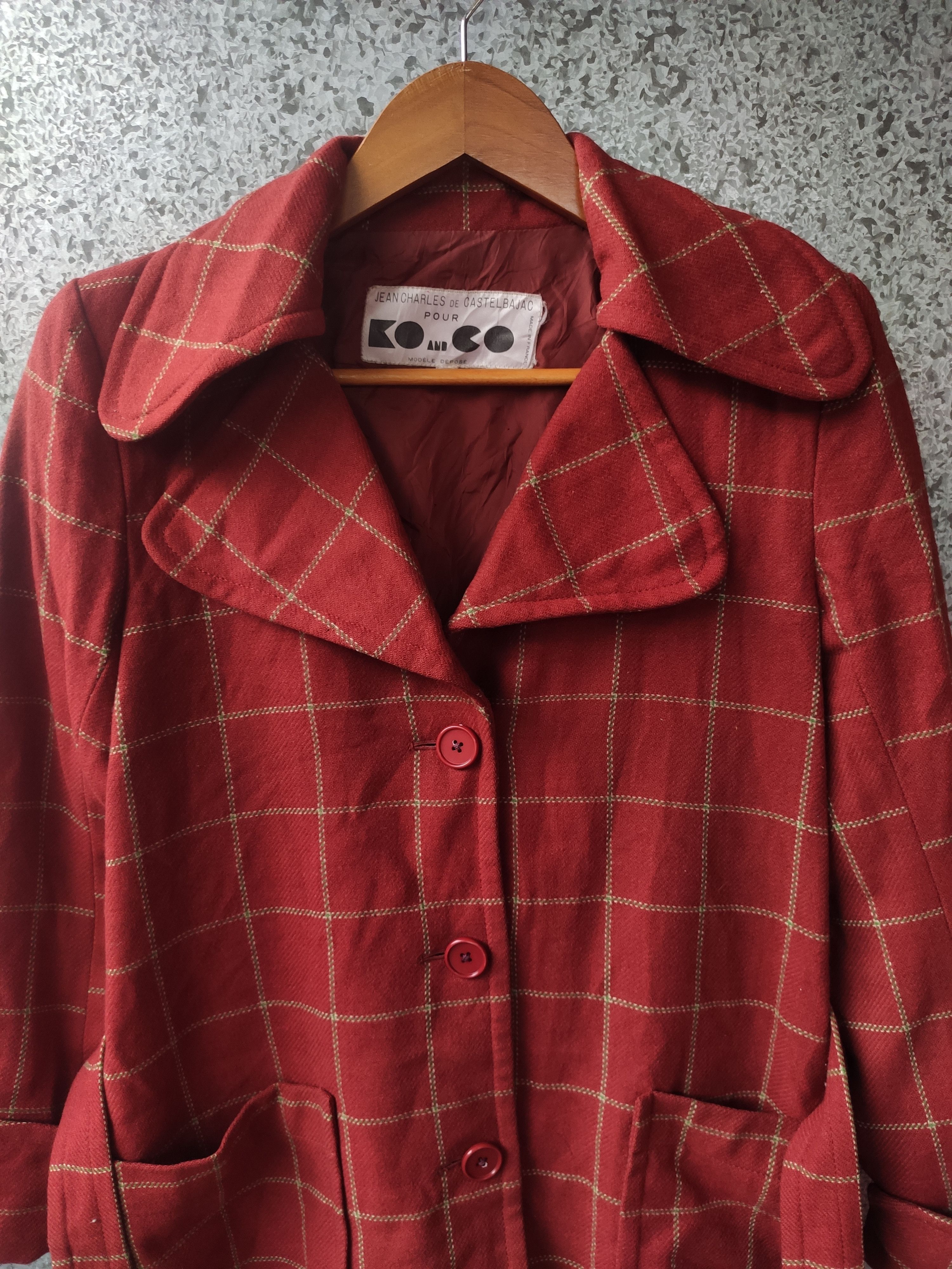 Jean Charles De Castelbajac 🔥 Jean Charles De Castelbajac jacket wool design woman Size S / US 4 / IT 40 - 2 Thumbnail