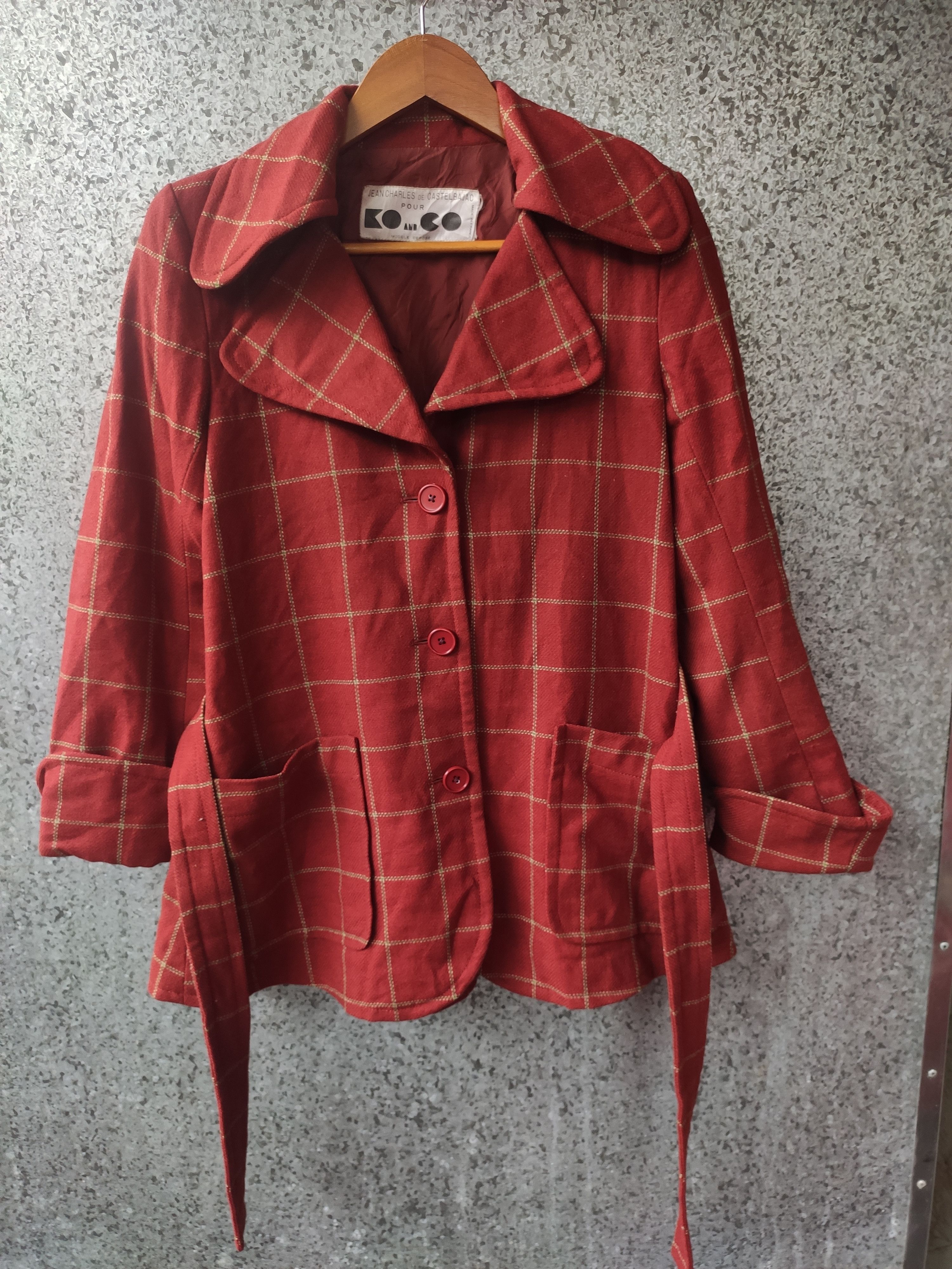 Jean Charles De Castelbajac 🔥 Jean Charles De Castelbajac jacket wool design woman Size S / US 4 / IT 40 - 1 Thumbnail