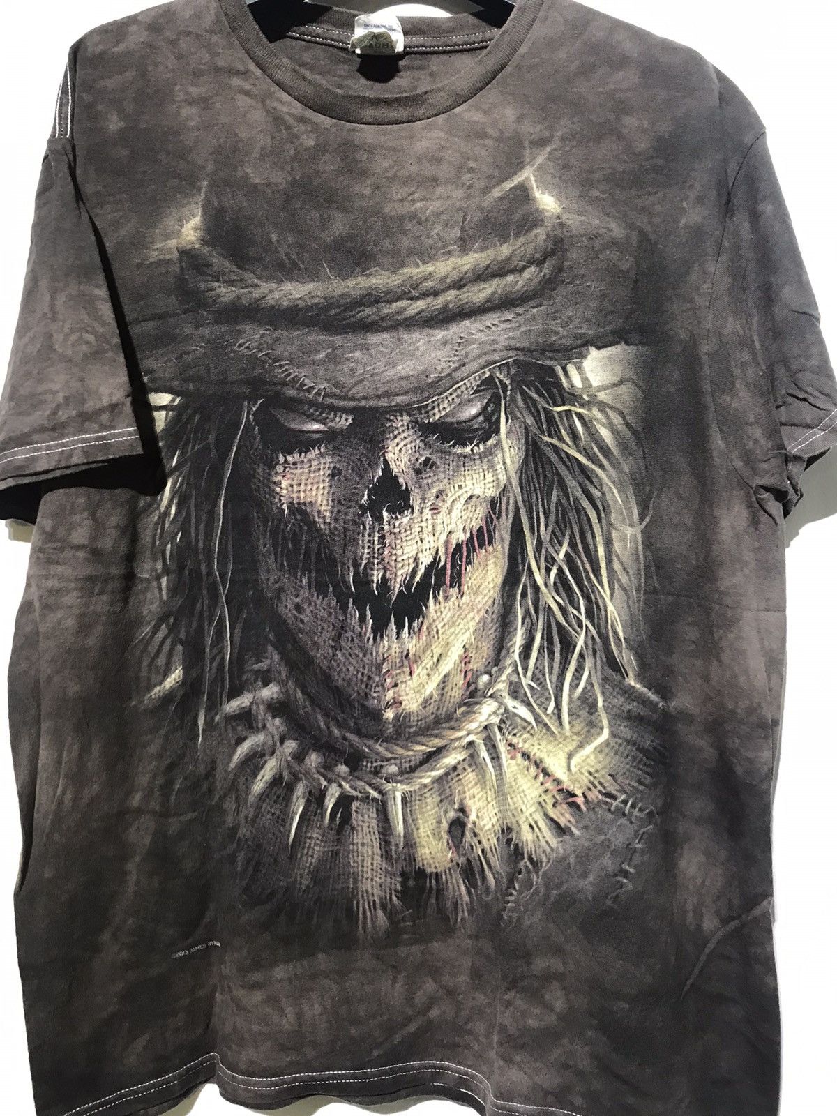 Expert Horror × Vintage Vintage 00s Skull Horror Heavy Metal Art Style Tee Size US XL / EU 56 / 4 - 1 Thumbnail