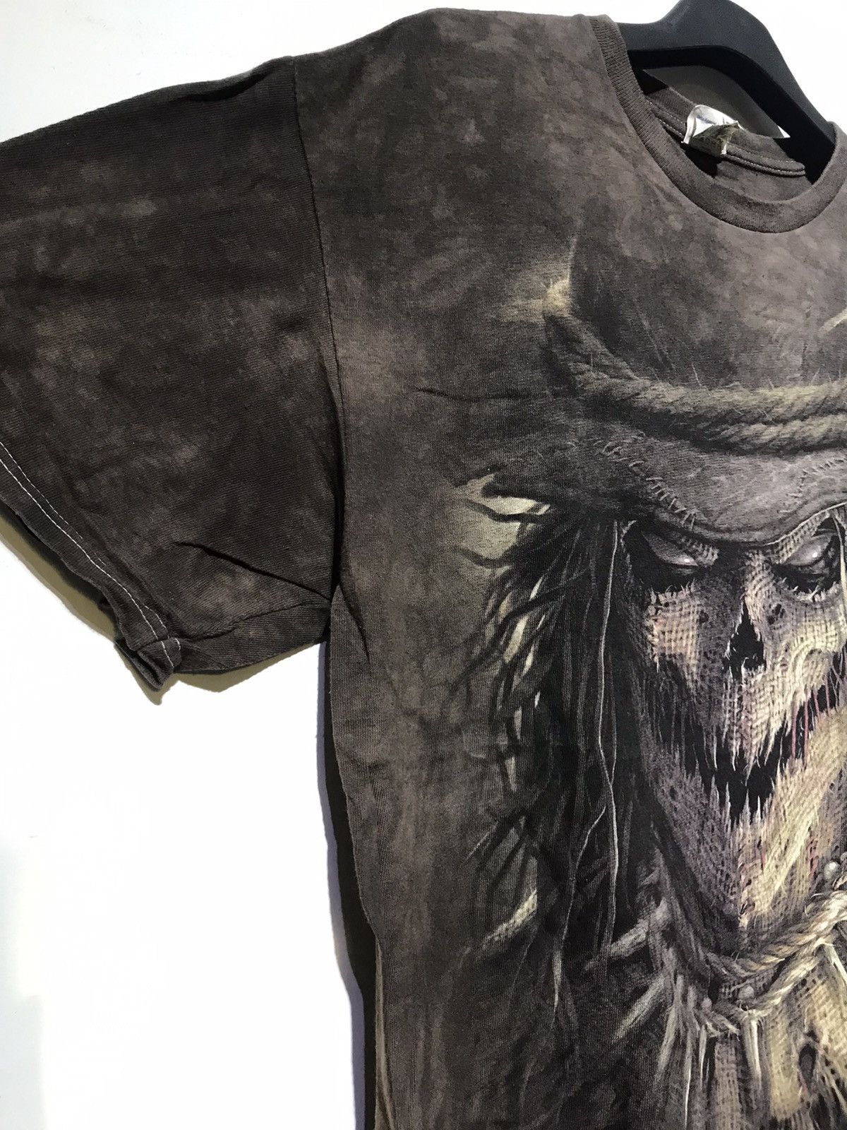 Expert Horror × Vintage Vintage 00s Skull Horror Heavy Metal Art Style Tee Size US XL / EU 56 / 4 - 2 Thumbnail