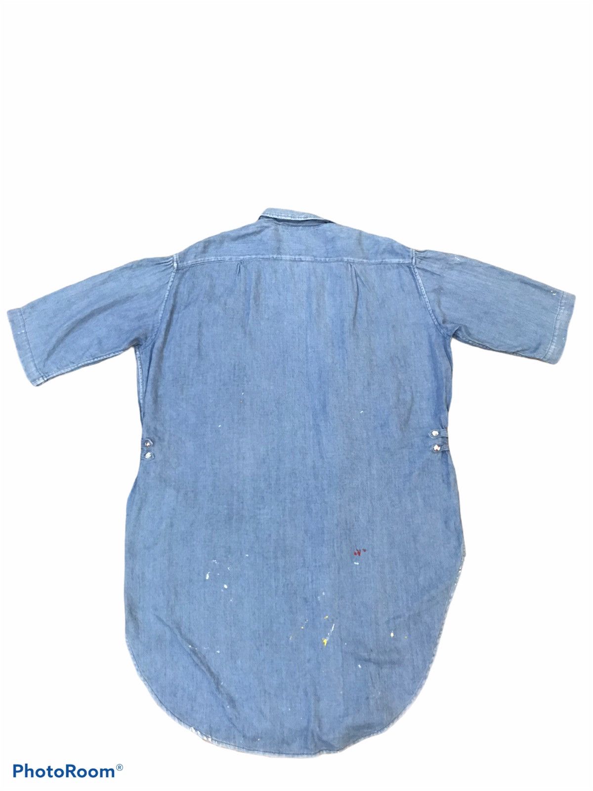 Kapital Best Offer Unisex KAPITAL Sloppy Short Sleeve Shirt Denim Size US S / EU 44-46 / 1 - 3 Thumbnail