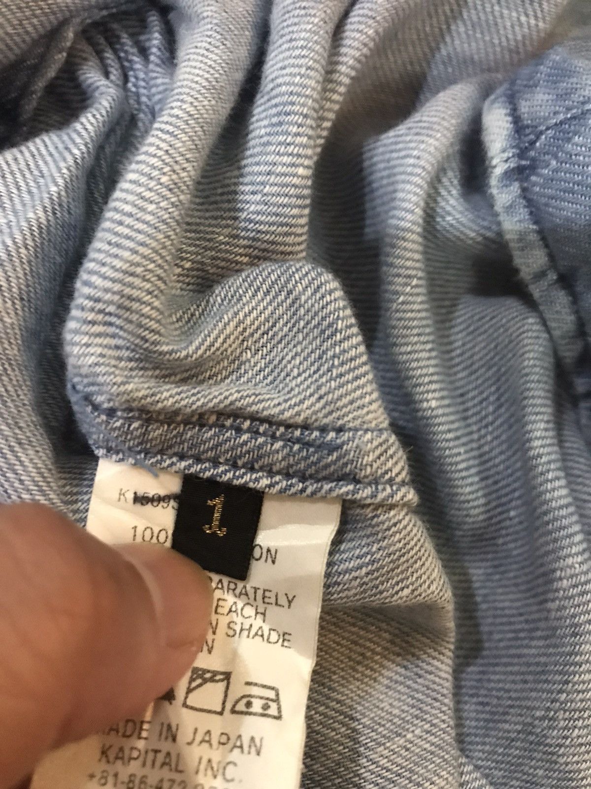 Kapital Best Offer Unisex KAPITAL Sloppy Short Sleeve Shirt Denim Size US S / EU 44-46 / 1 - 24 Thumbnail