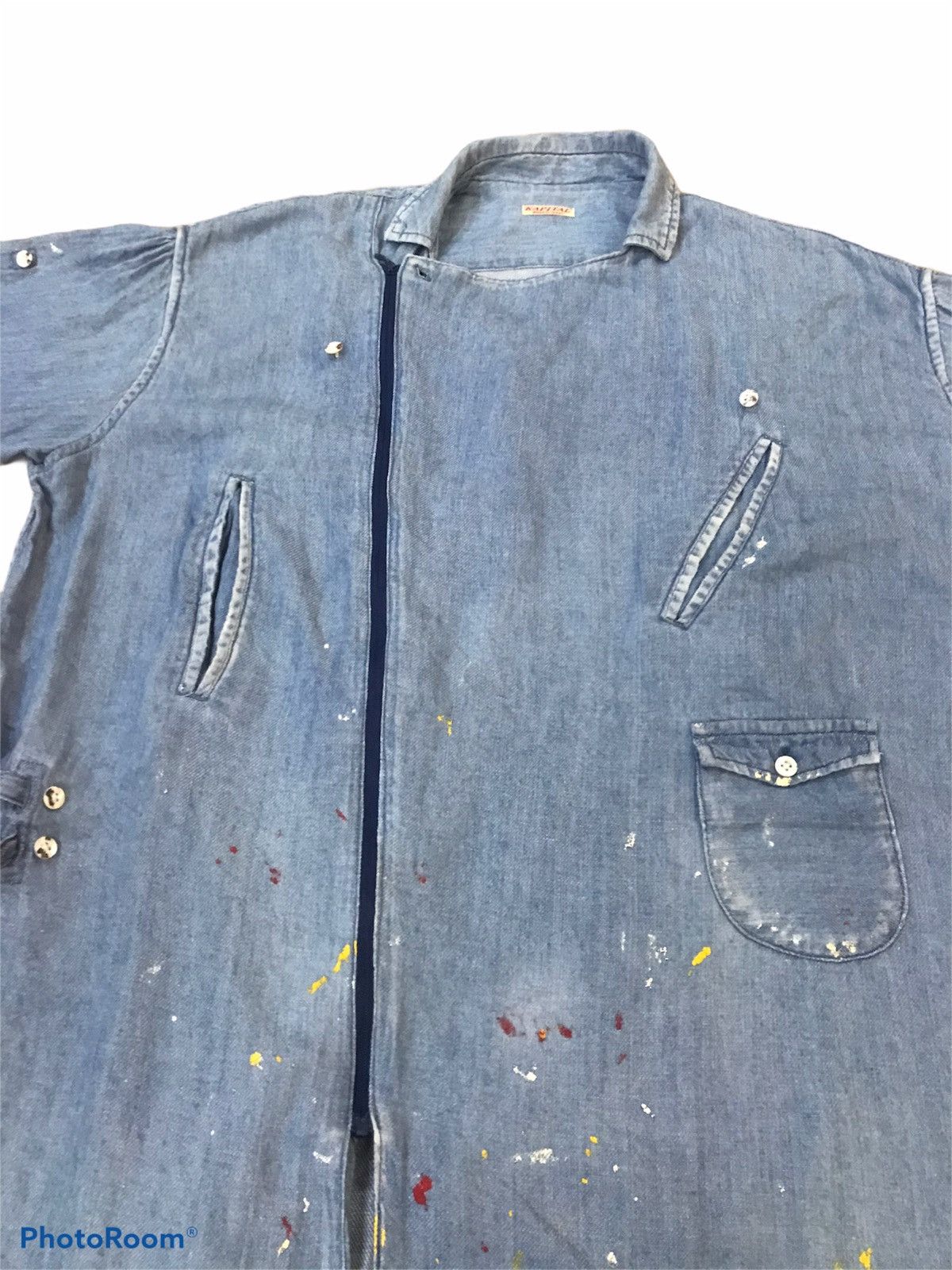 Kapital Best Offer Unisex KAPITAL Sloppy Short Sleeve Shirt Denim Size US S / EU 44-46 / 1 - 13 Thumbnail