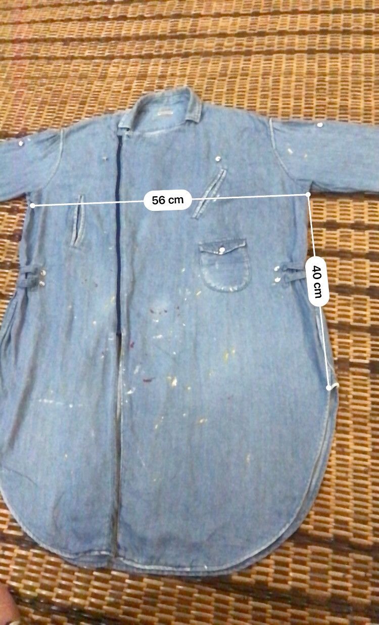 Kapital Best Offer Unisex KAPITAL Sloppy Short Sleeve Shirt Denim Size US S / EU 44-46 / 1 - 16 Thumbnail