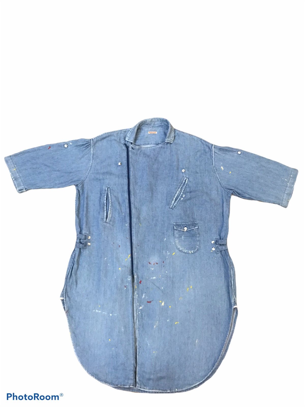 Kapital Best Offer Unisex KAPITAL Sloppy Short Sleeve Shirt Denim Size US S / EU 44-46 / 1 - 2 Thumbnail
