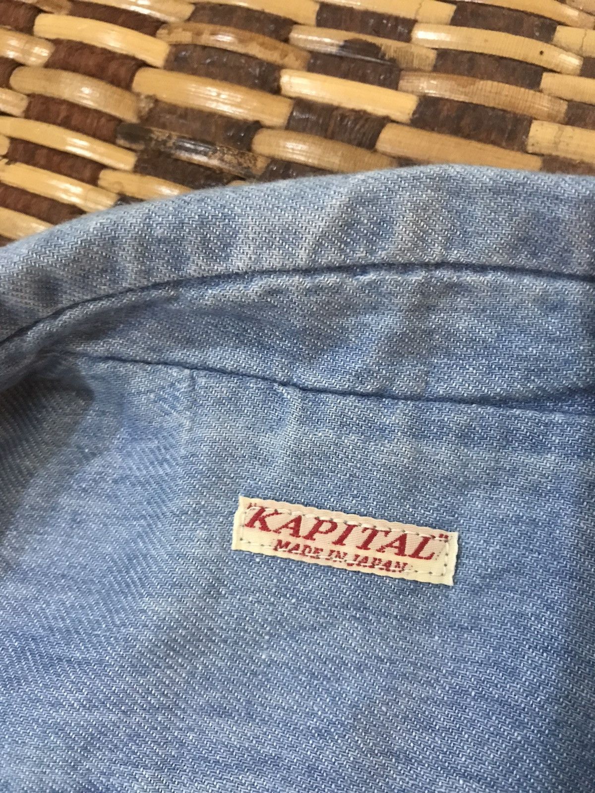 Kapital Best Offer Unisex KAPITAL Sloppy Short Sleeve Shirt Denim Size US S / EU 44-46 / 1 - 21 Thumbnail