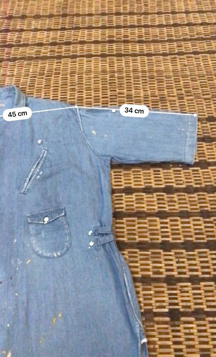 Kapital Best Offer Unisex KAPITAL Sloppy Short Sleeve Shirt Denim Size US S / EU 44-46 / 1 - 20 Thumbnail
