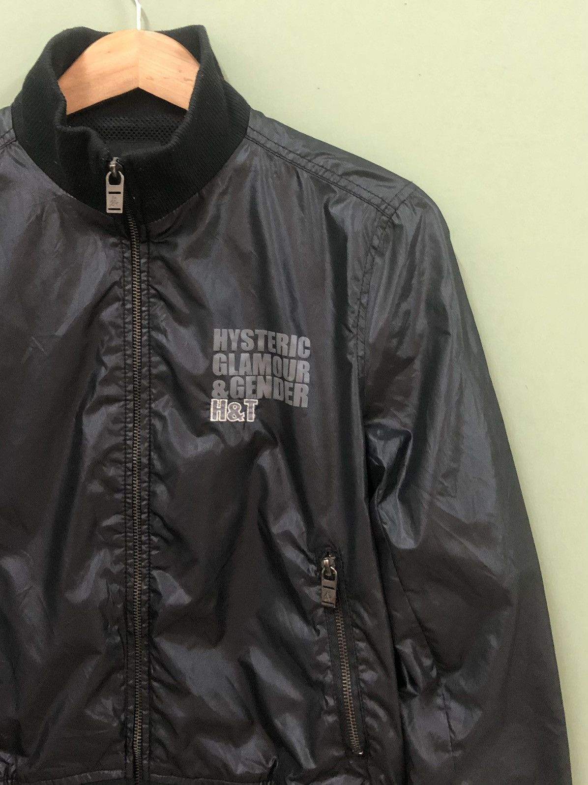 Hysteric Glamour HYSTERIC GLAMOUR-LIGHT NYLON SPELLOUT ZIPPER JACKET FOR HER Size US M / EU 48-50 / 2 - 4 Thumbnail