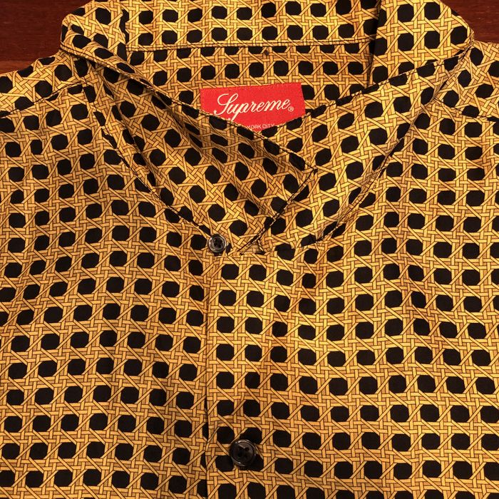 Supreme Cane Silk Shirt | Grailed