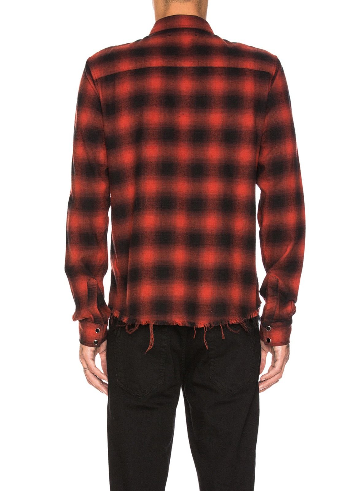 Amiri Amiri checkered distress flannel Size US L / EU 52-54 / 3 - 3 Thumbnail