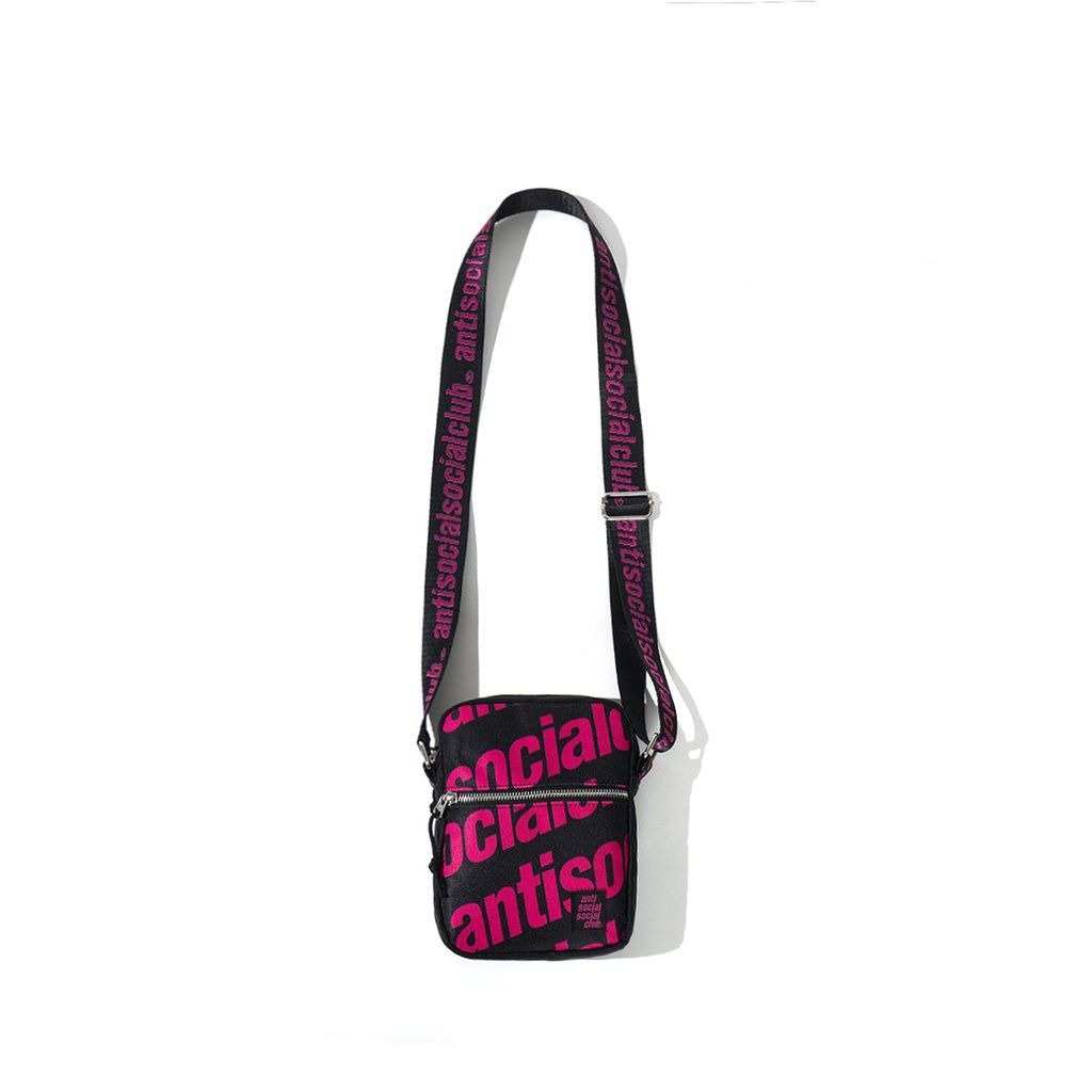 Anti Social Social Club DS Pink ASSC Belong 2 You Black Sidebag FTP KITH BAPE KAWS Size ONE SIZE - 6 Thumbnail