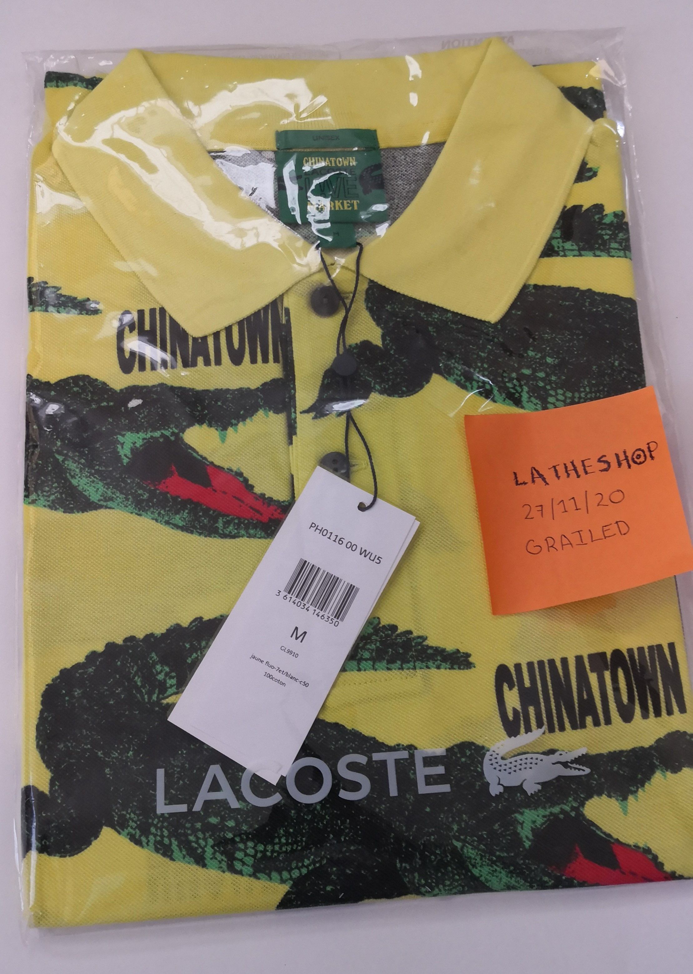 Lacoste Live X popular Chinatown Market Collaboration Tee