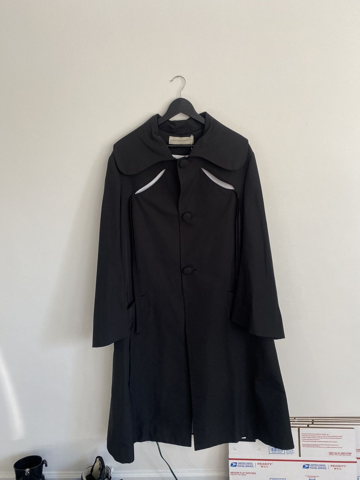 Stefan Cooke Pirate Slash Single-Breasted Coat Size US M / EU 48-50 / 2 - 8 Thumbnail