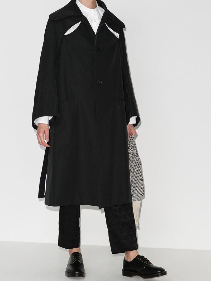 Stefan Cooke Pirate Slash Single-Breasted Coat Size US M / EU 48-50 / 2 - 2 Thumbnail