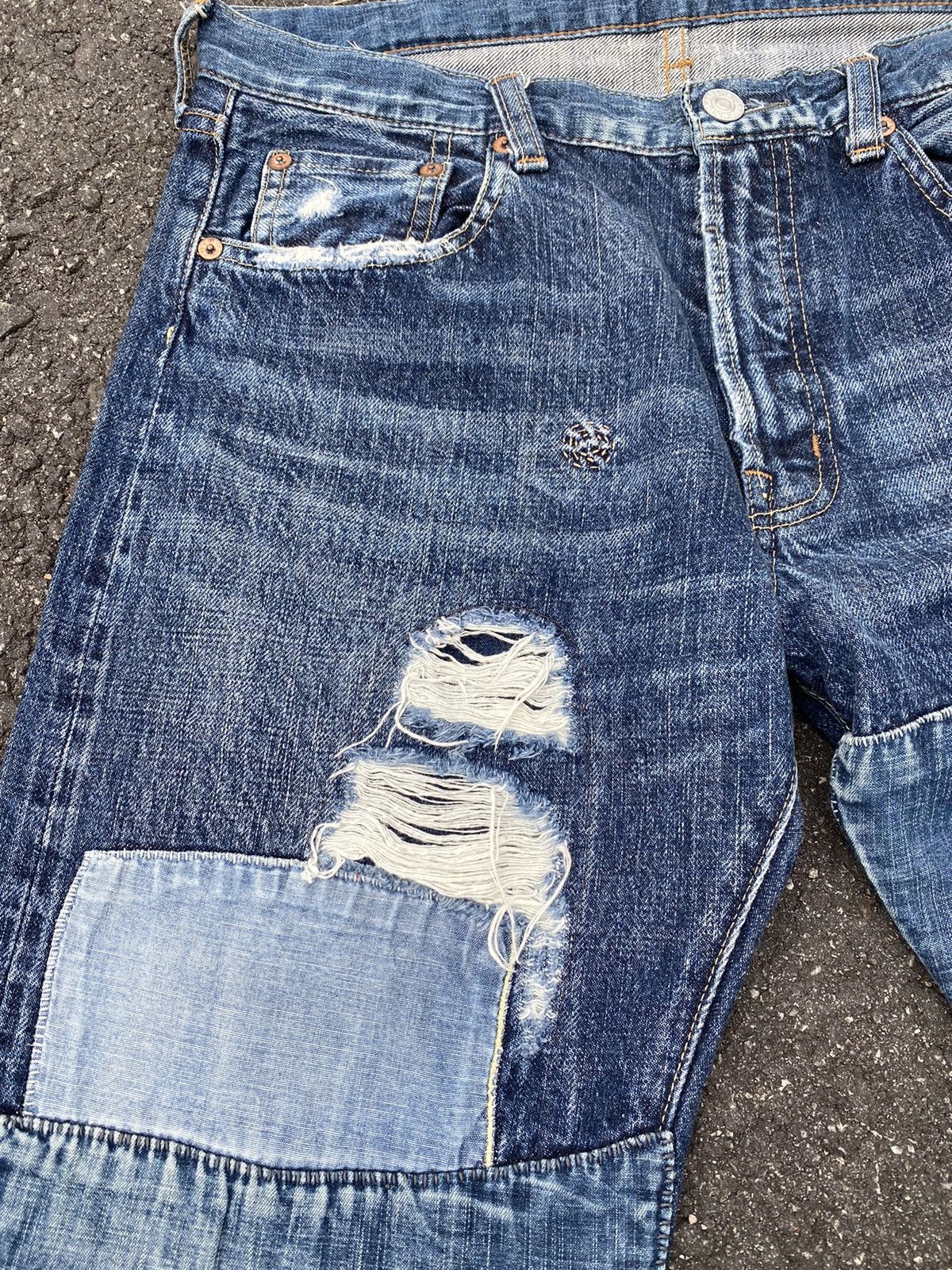 Designer × Japanese Brand denim&dungare jeans rare design japanese brand Size US 31 - 3 Thumbnail