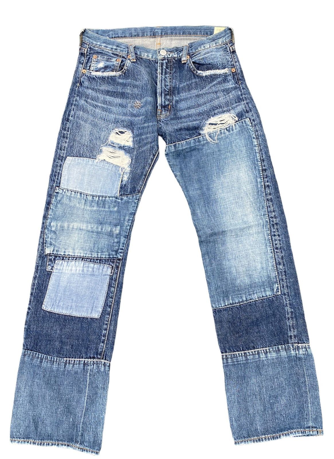 Designer × Japanese Brand denim&dungare jeans rare design japanese brand Size US 31 - 1 Thumbnail