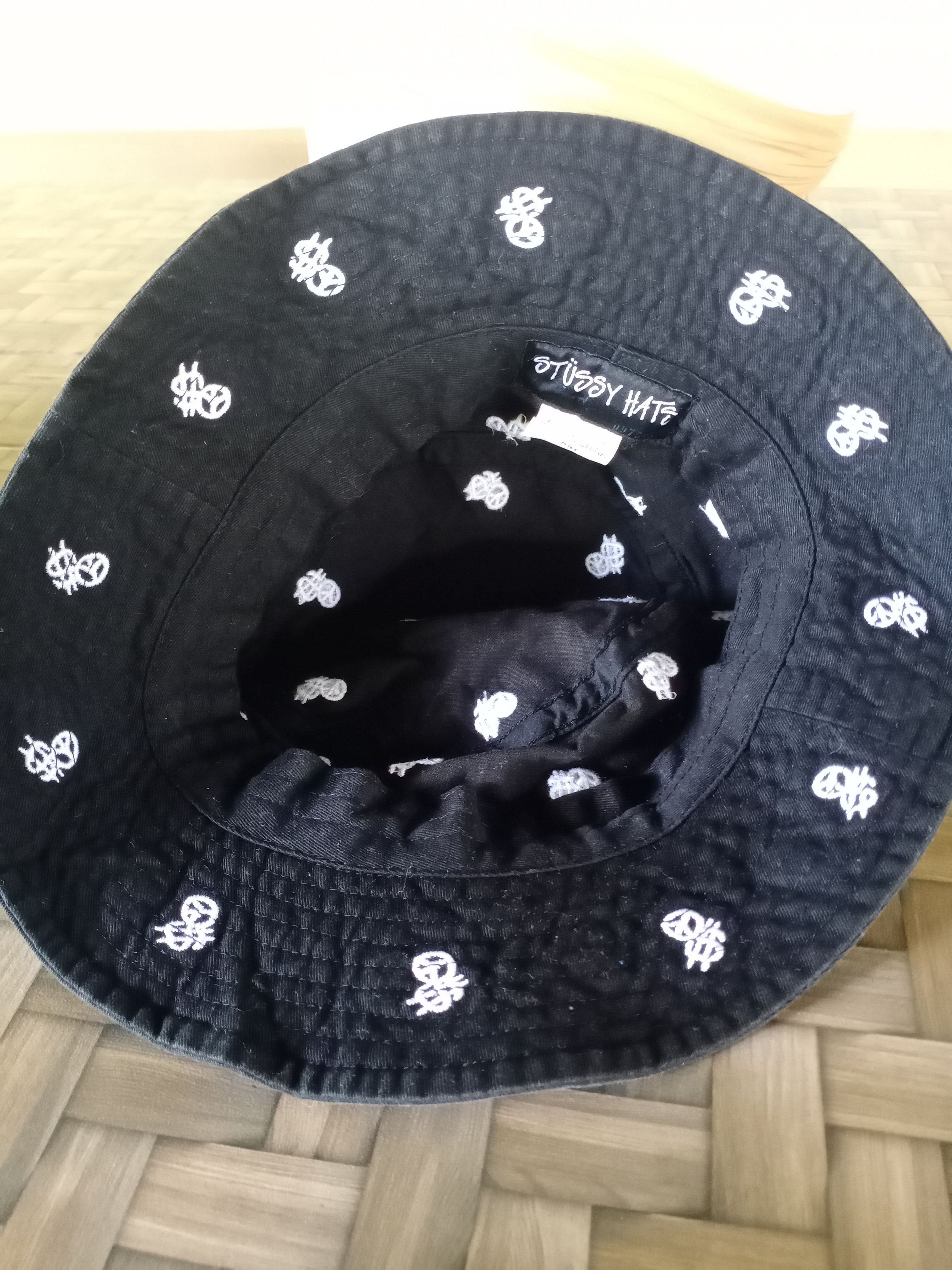 Stussy Mega Rare! Vintage Stussy Monogram Bucket Hat Size ONE SIZE - 7 Thumbnail