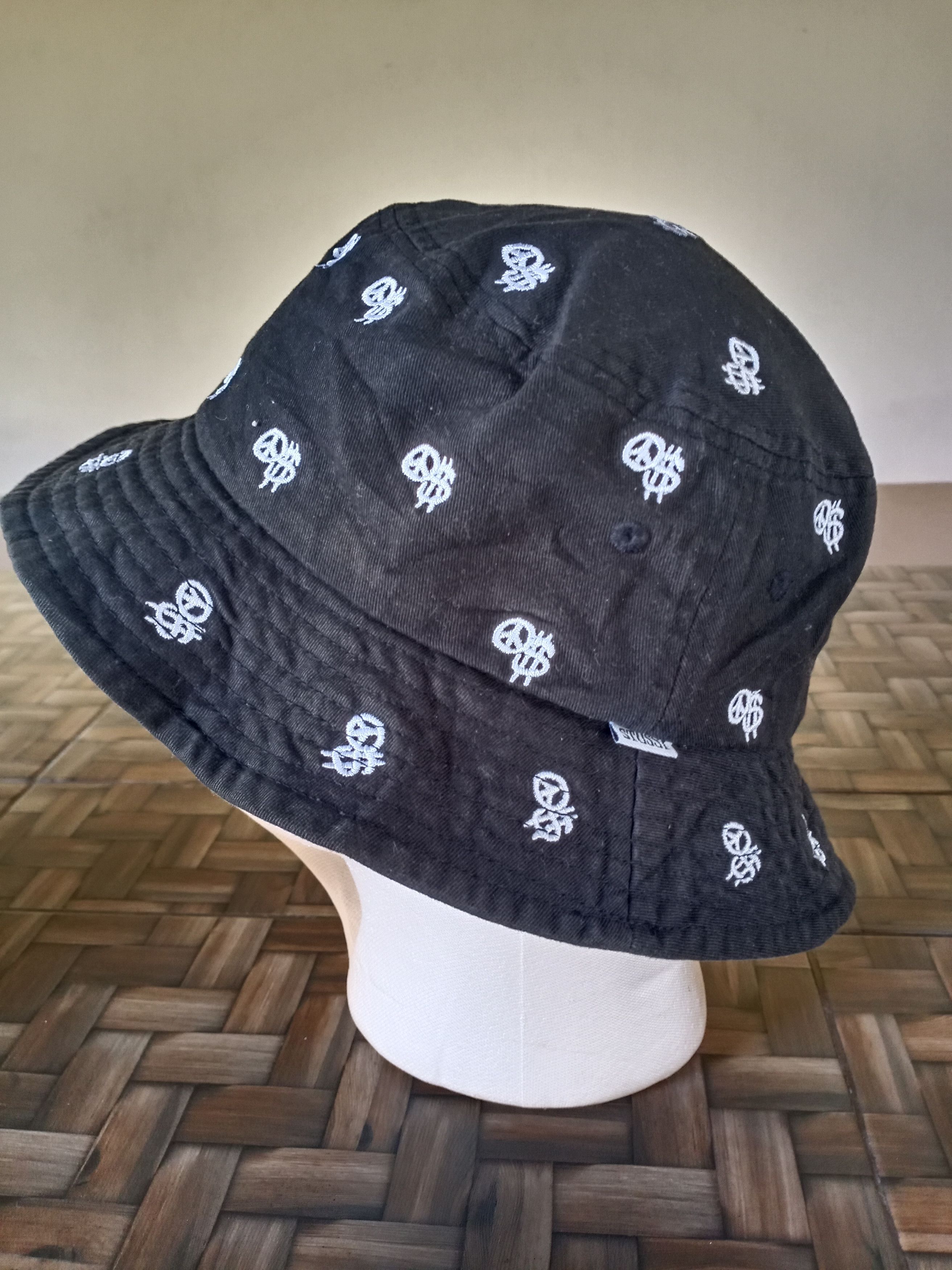 Stussy Mega Rare! Vintage Stussy Monogram Bucket Hat Size ONE SIZE - 2 Thumbnail
